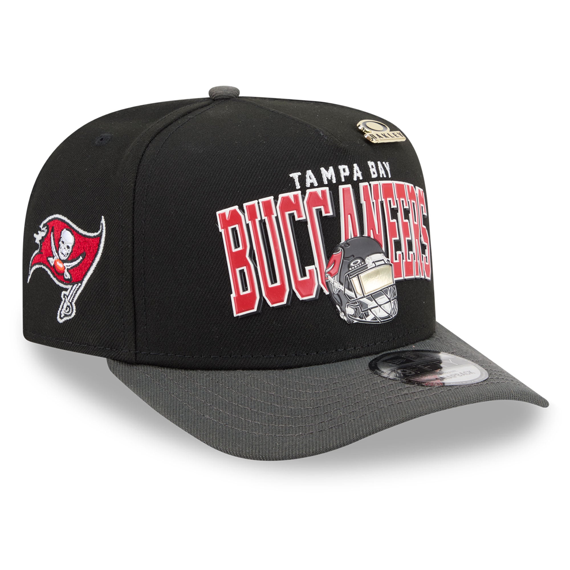 Casquette snapback New Era x Oakley 9FIFTY noire pour homme