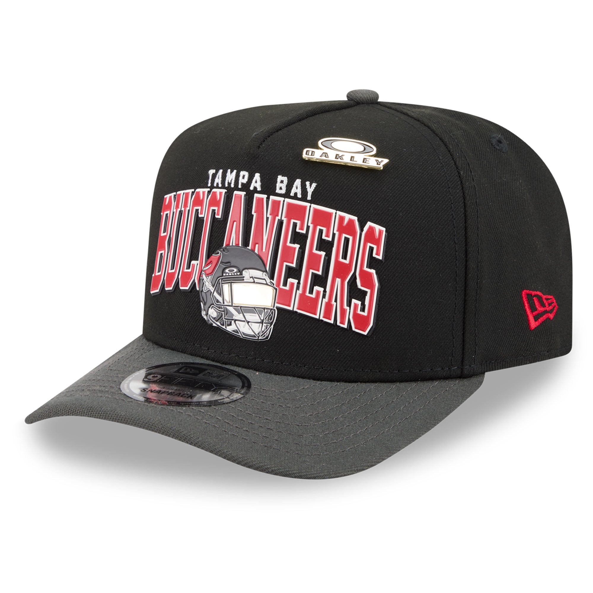 Casquette snapback New Era x Oakley 9FIFTY noire pour homme