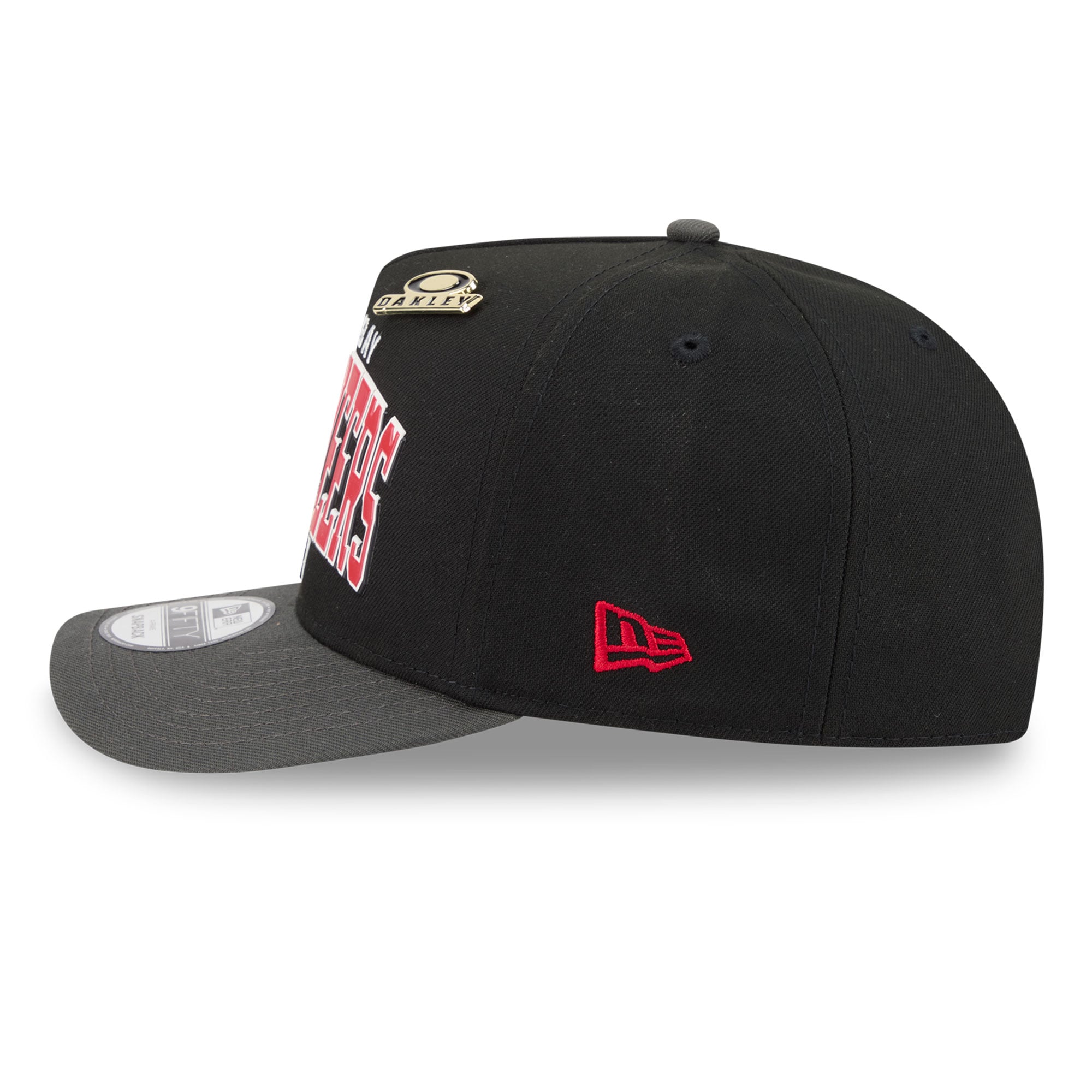 Casquette snapback New Era x Oakley 9FIFTY noire pour homme