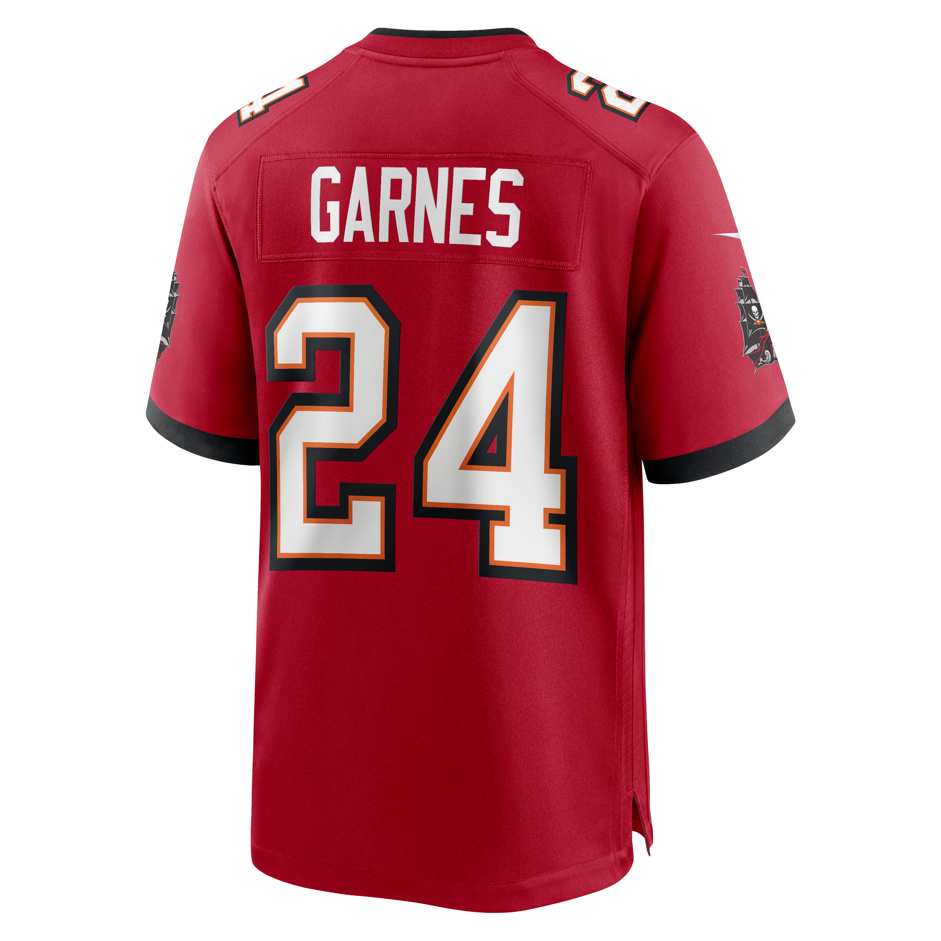 Men's Nike Ayden Garnes Red Tampa Bay Buccaneers Team Game Jersey