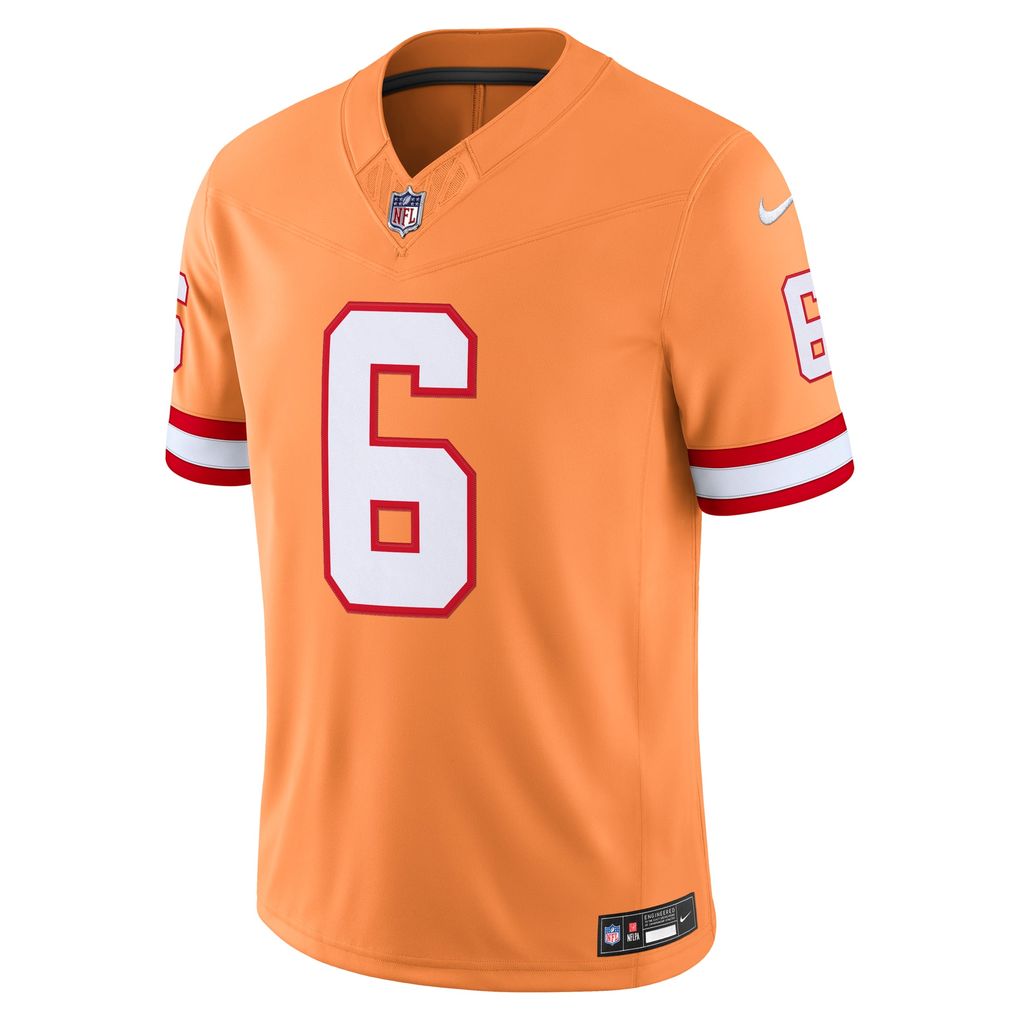 Men's Nike Baker Mayfield Creamsicle Tampa Bay Buccaneers Alternate Vapor F.U.S.E. Stitched Limited Jersey