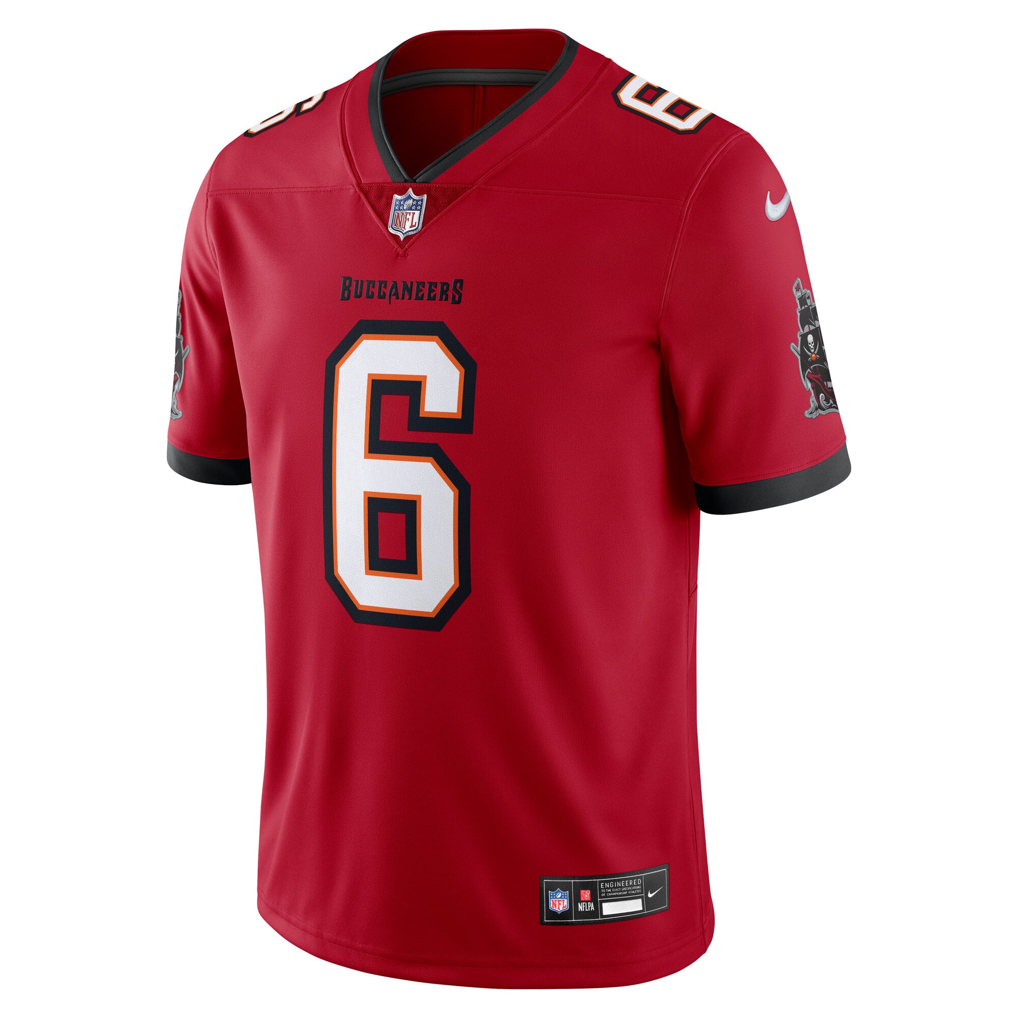Men's Nike Baker Mayfield Red Tampa Bay Buccaneers Vapor Untouchable Stitched Limited Jersey