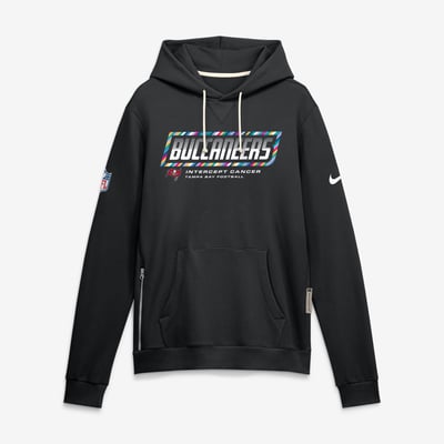 Tampa Bay Buccaneers Nike 2026 NFL Crucial Catch Sideline Standard Issue Dri-FIT Pullover Hoodie - Black