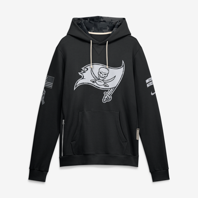  Tampa Bay Buccaneers Nike 2026 Salute to Service Sideline Dri-FIT Pullover Hoodie - Black
