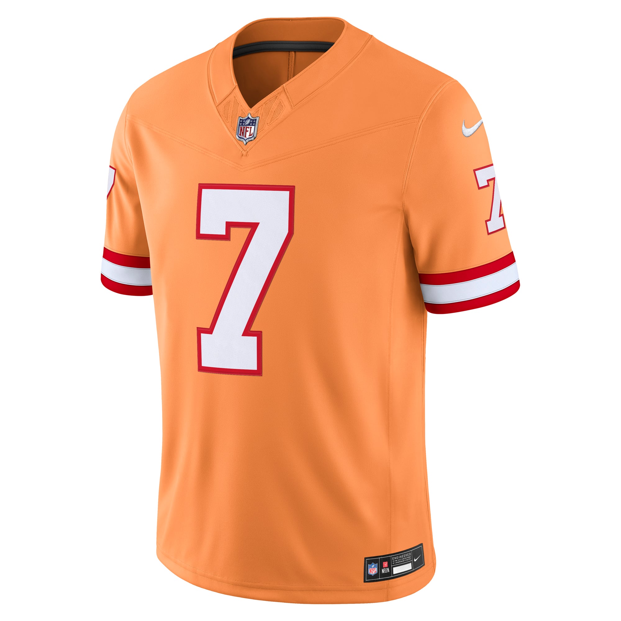 Men's Nike Bucky Irving Creamsicle Tampa Bay Buccaneers Alternate Vapor F.U.S.E. Stitched Limited Jersey