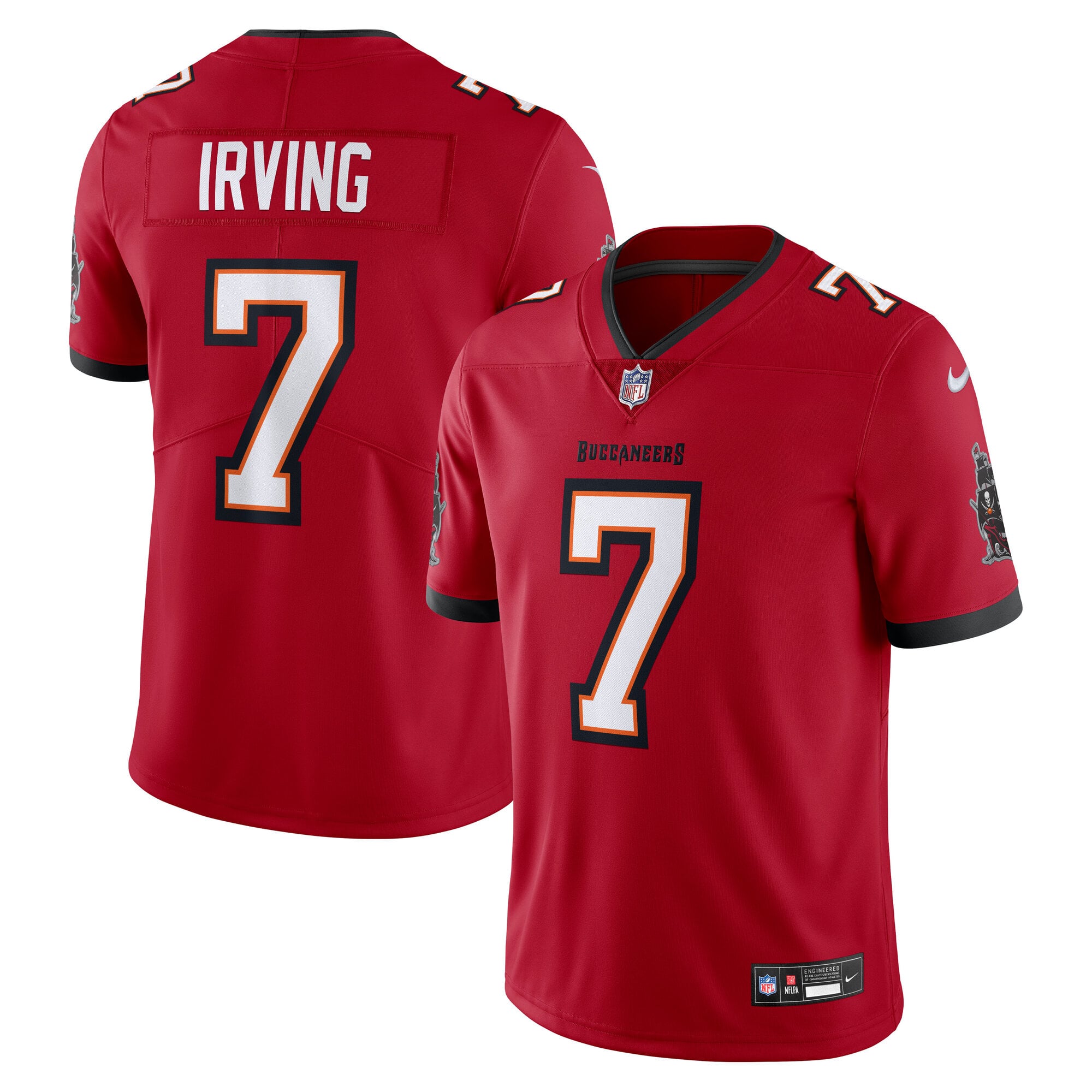 Maillot Nike Bucky Irving rouge Tampa Bay Buccaneers Vapor Untouchable Stitched Limited pour homme