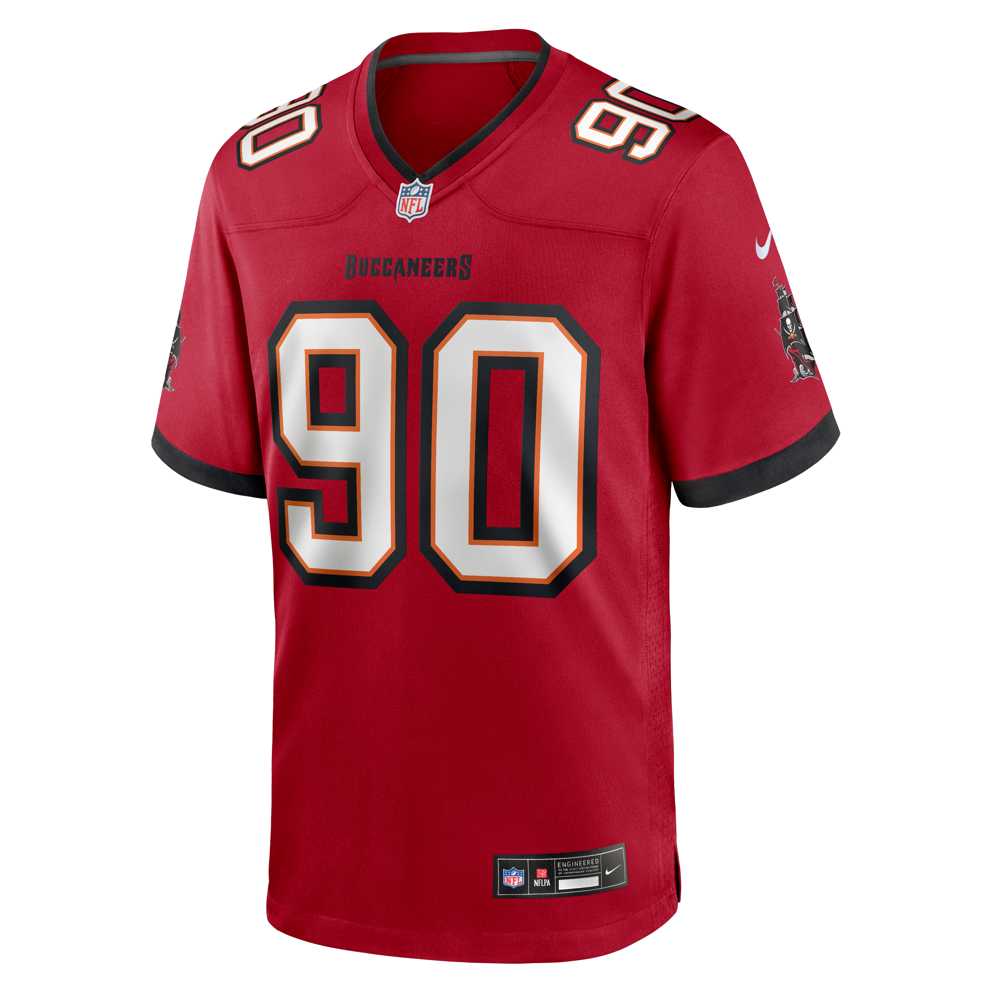 Men's Nike DeMonte Capehart Red Tampa Bay Buccaneers Team Game Jersey