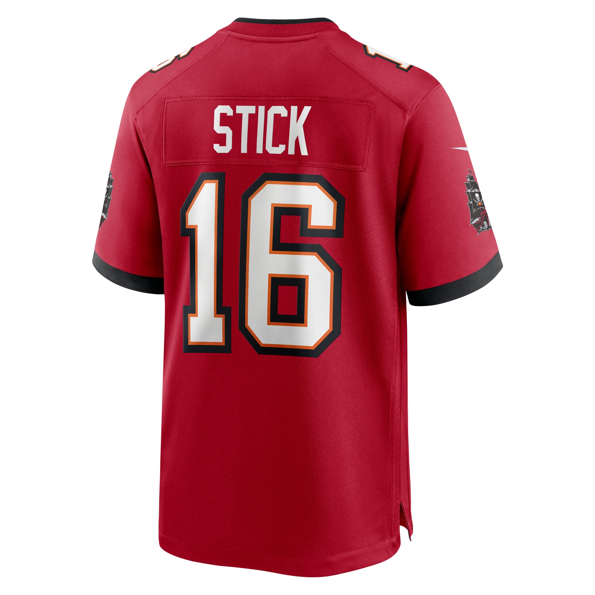 Maillot de match Nike Easton Stick rouge pour homme des Buccaneers Tampa Bay