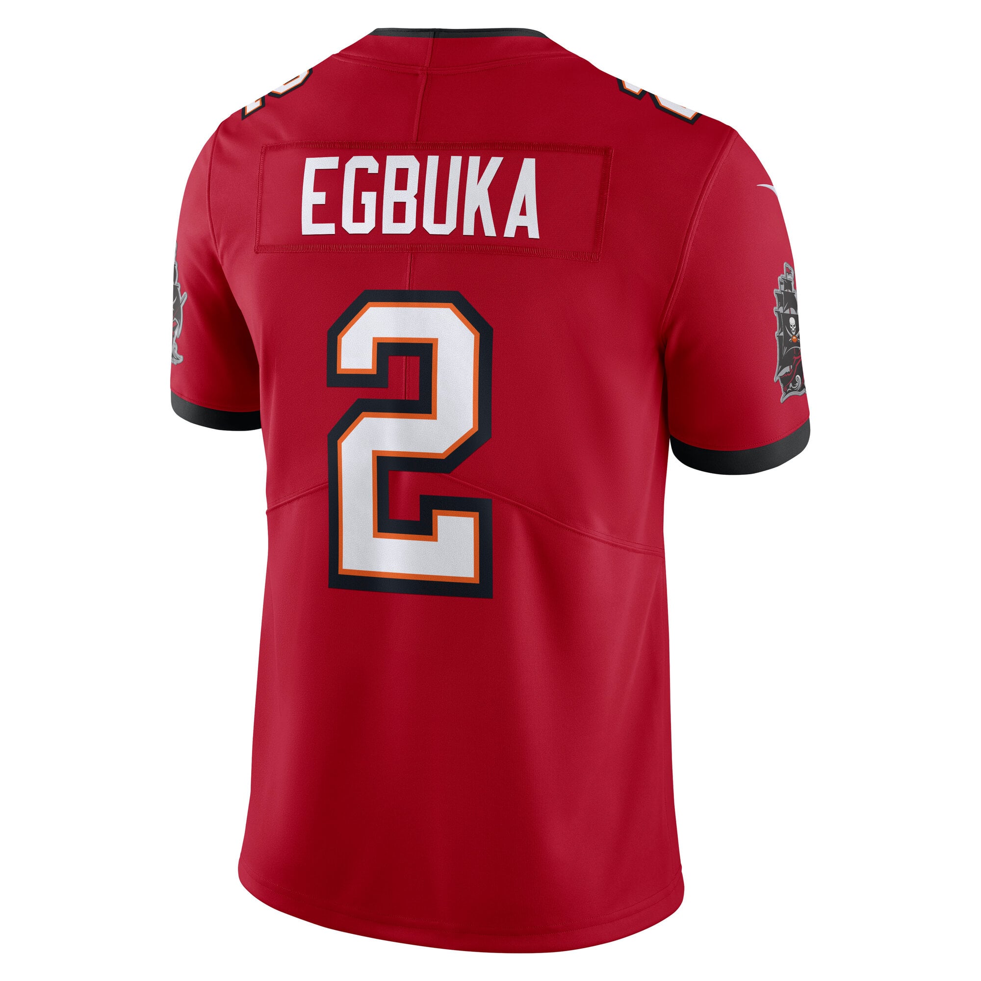 Men's Nike Emeka Egbuka Red Tampa Bay Buccaneers Vapor Untouchable Stitched Limited Jersey