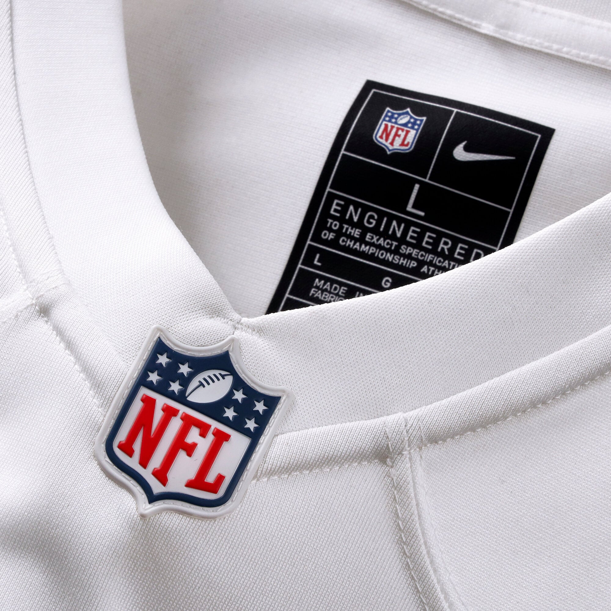 Maillot de match alternatif Nike Emeka Egbuka blanc des Buccaneers Tampa Bay pour homme