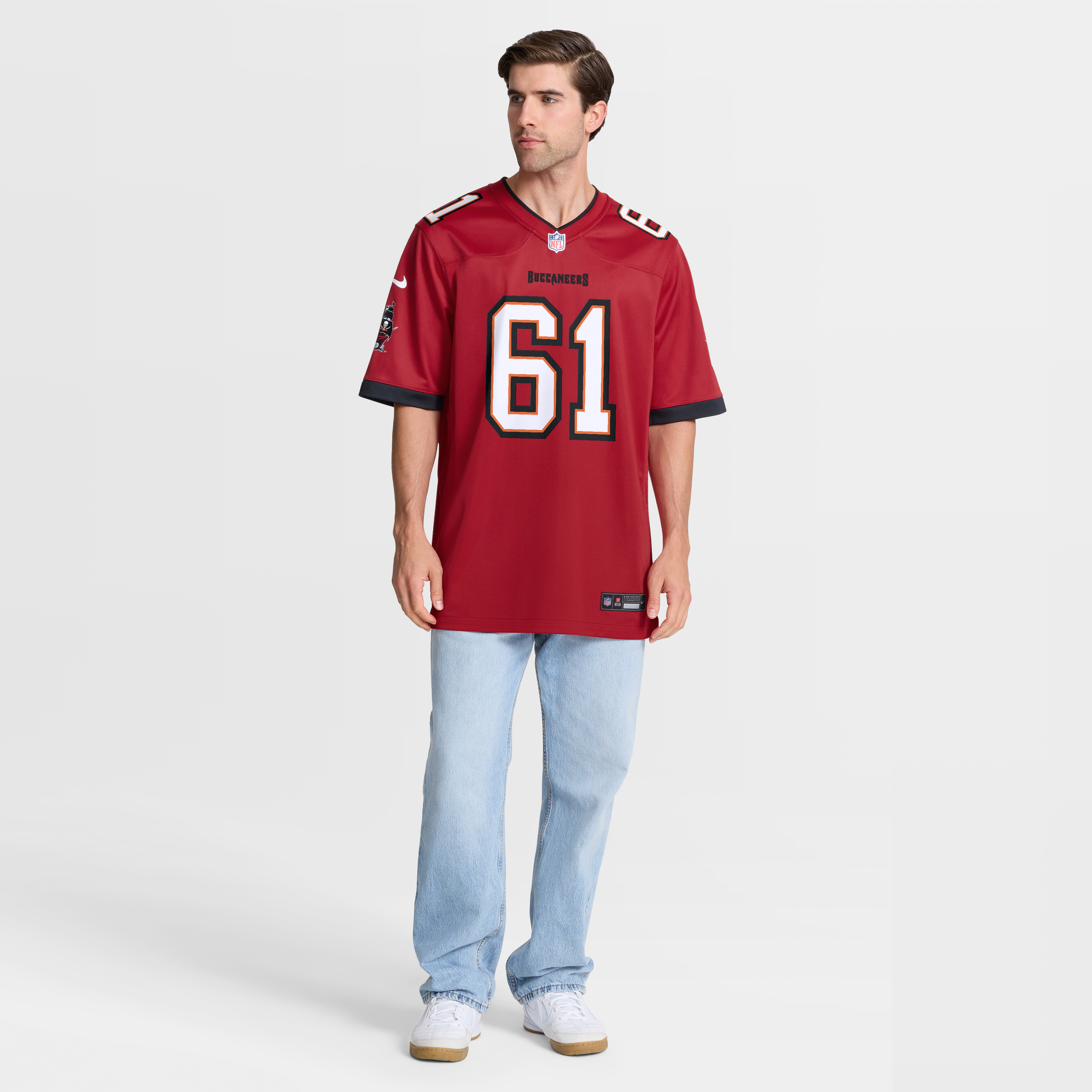 Men's Nike Henry Lutovsky Red Tampa Bay Buccaneers Team Game Jersey