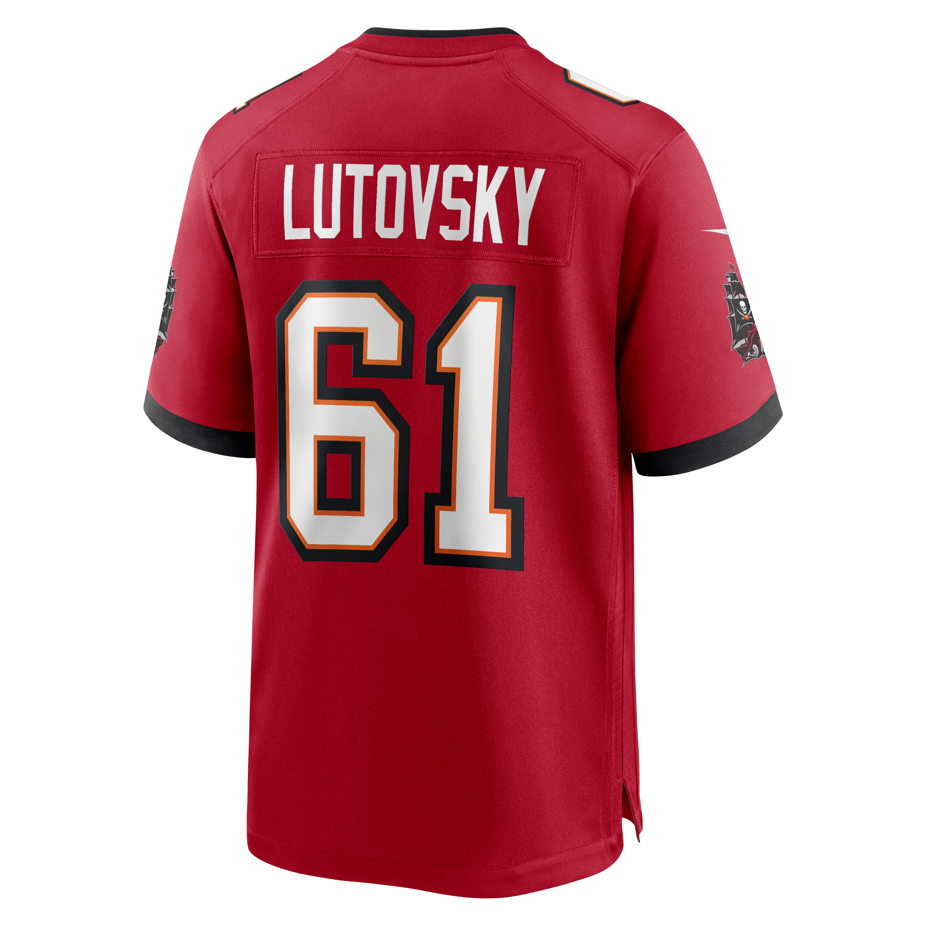 Men's Nike Henry Lutovsky Red Tampa Bay Buccaneers Team Game Jersey