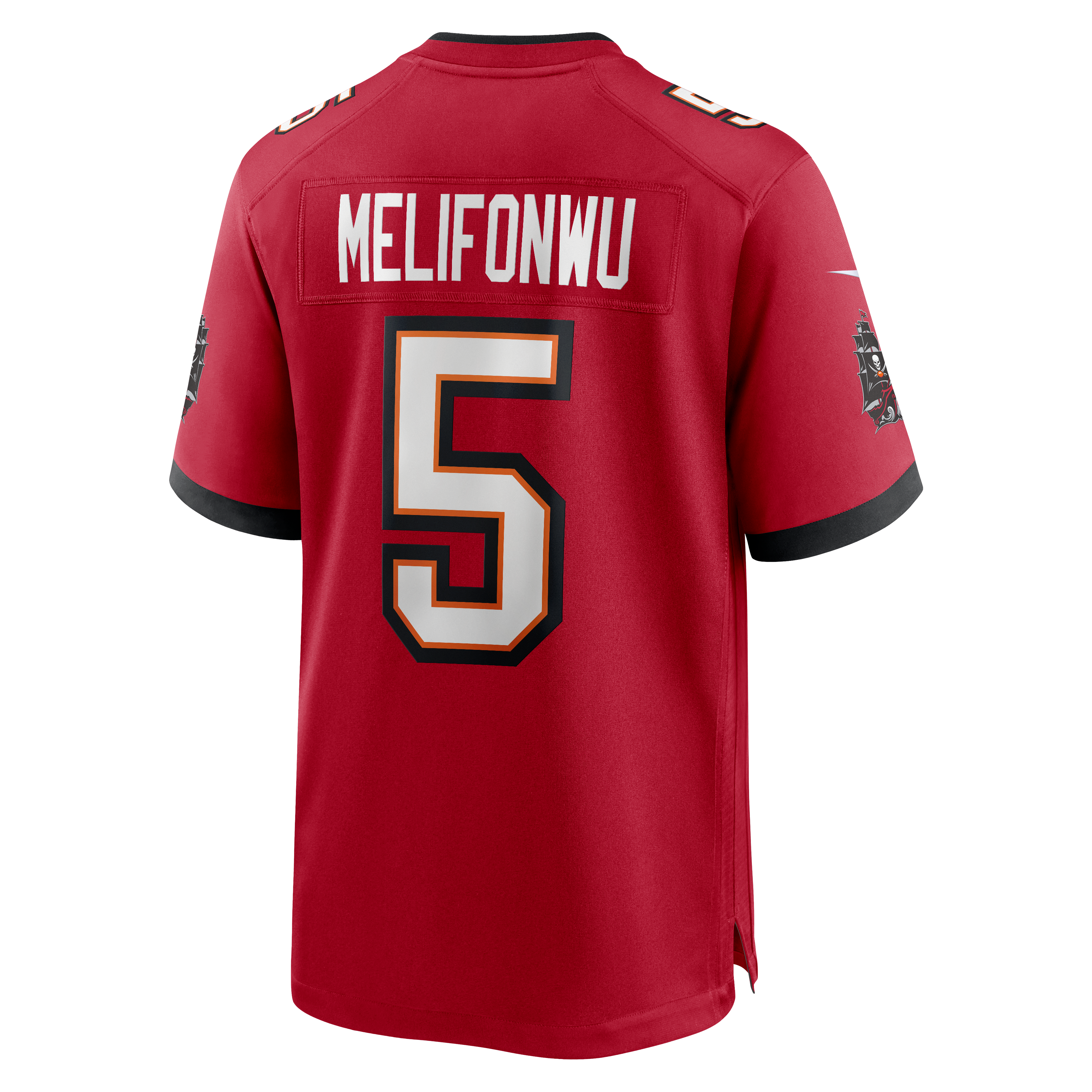 Men's Nike Ifeatu Melifonwu Red Tampa Bay Buccaneers Team Game Jersey