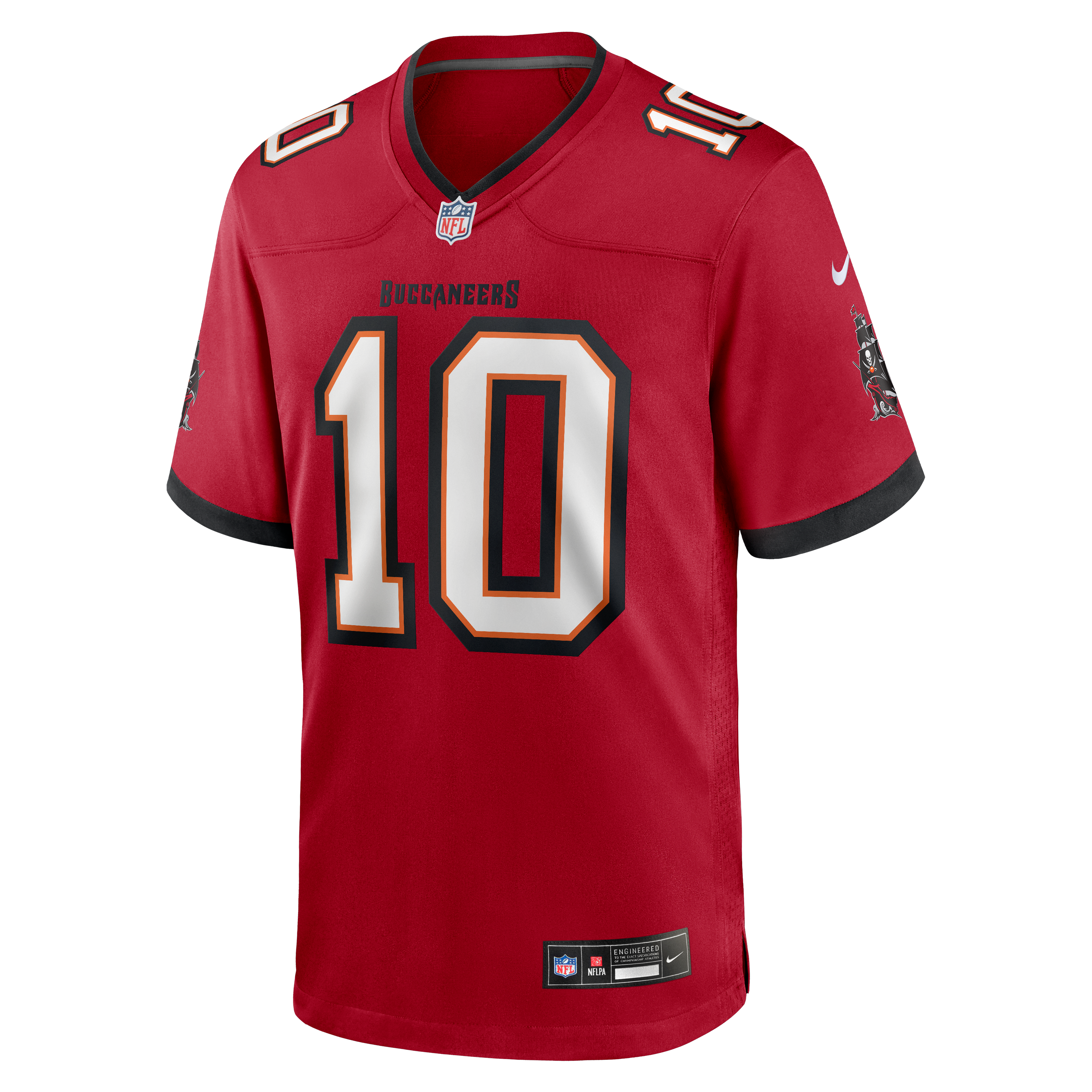 Men's Nike Jalon Daniels Red Tampa Bay Buccaneers Team Game Jersey