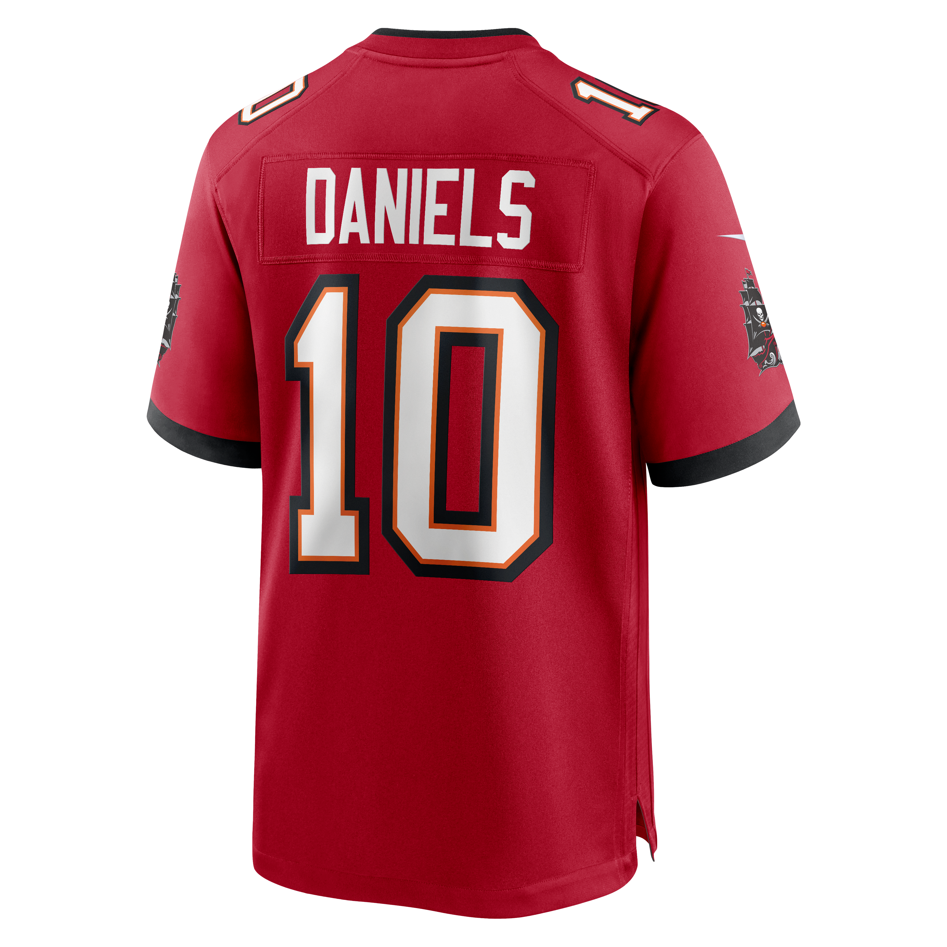 Men's Nike Jalon Daniels Red Tampa Bay Buccaneers Team Game Jersey