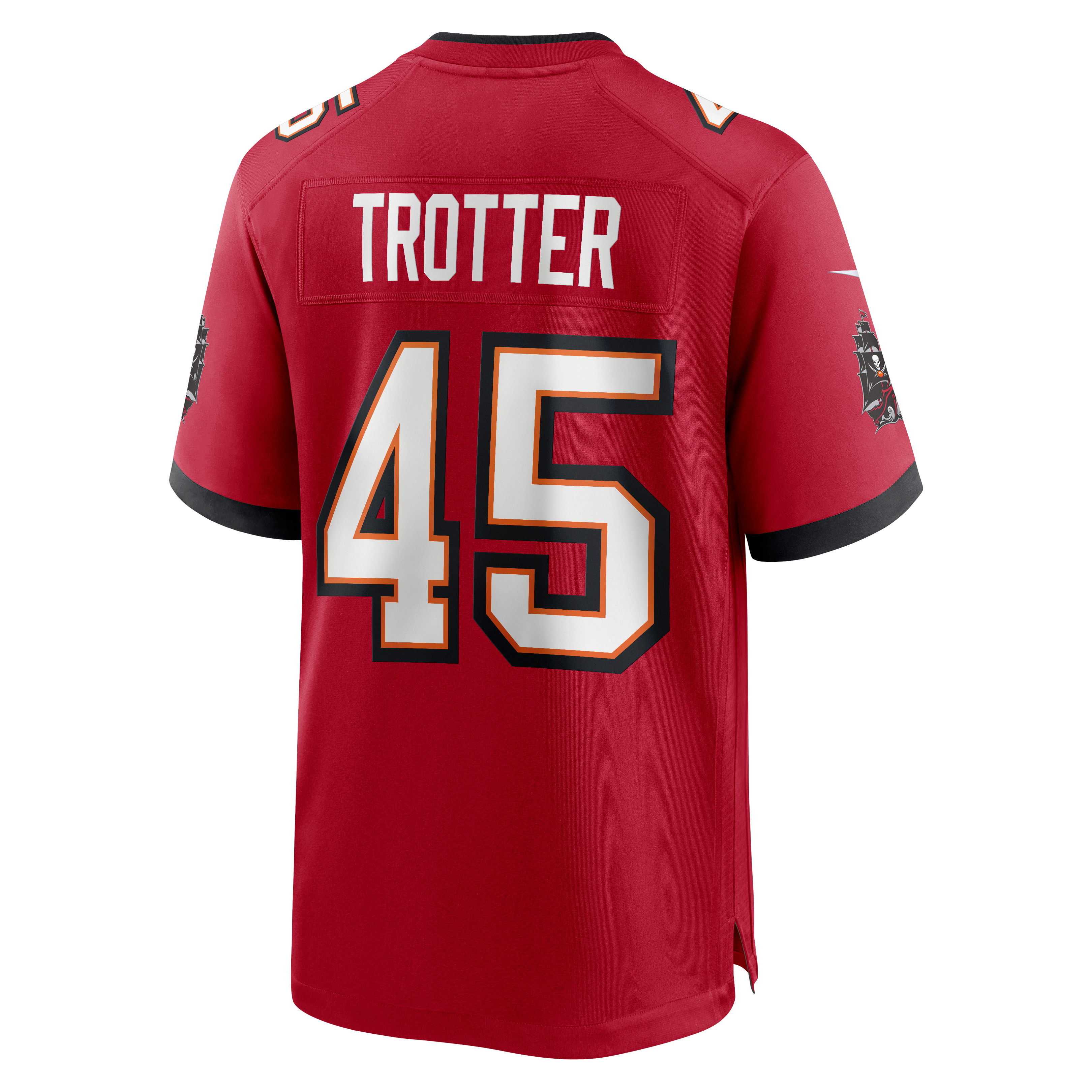 Maillot de match Nike Josiah Trotter rouge des Buccaneers Tampa Bay pour homme
