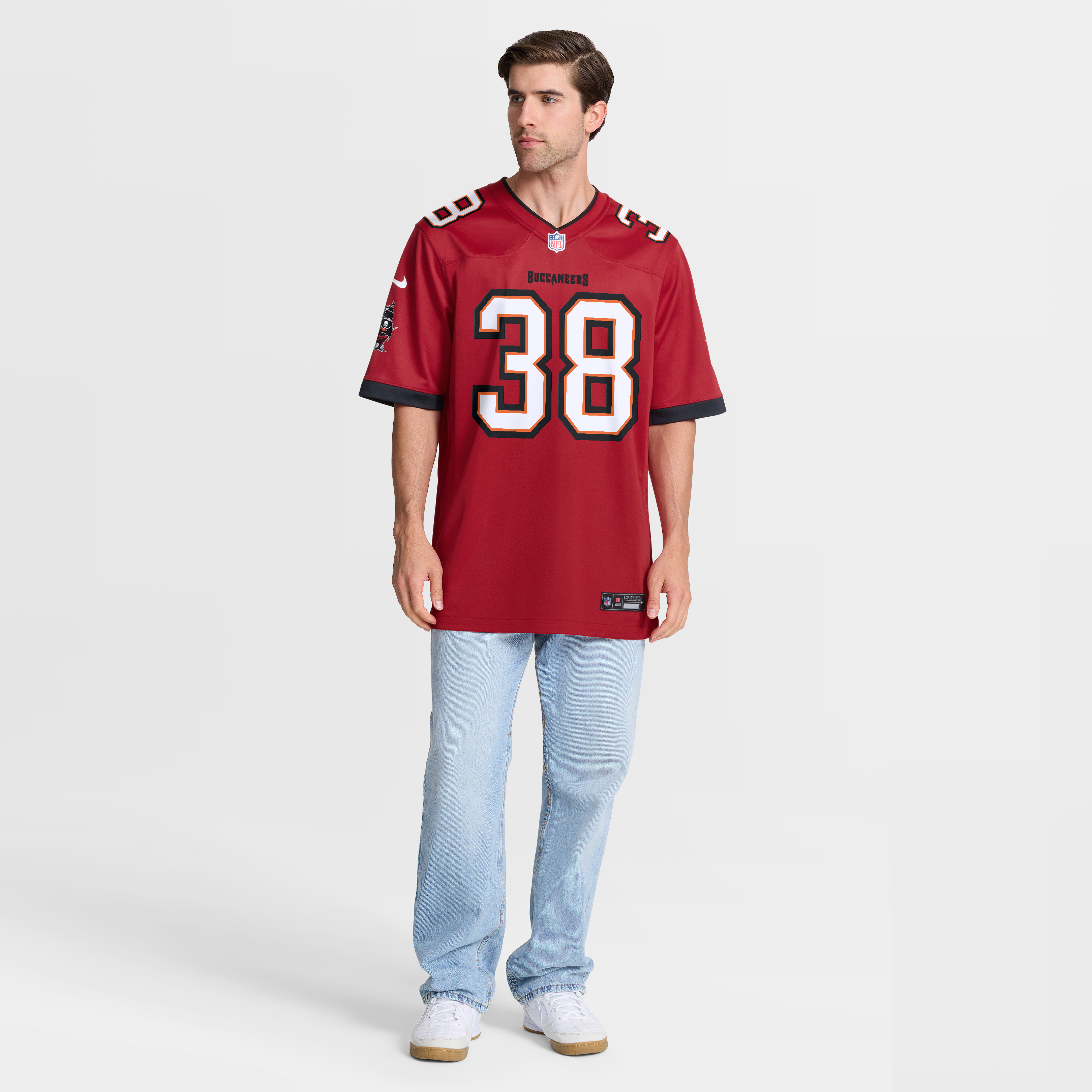 Men's Nike Kevin Knowles II Red Tampa Bay Buccaneers Team Game Jersey