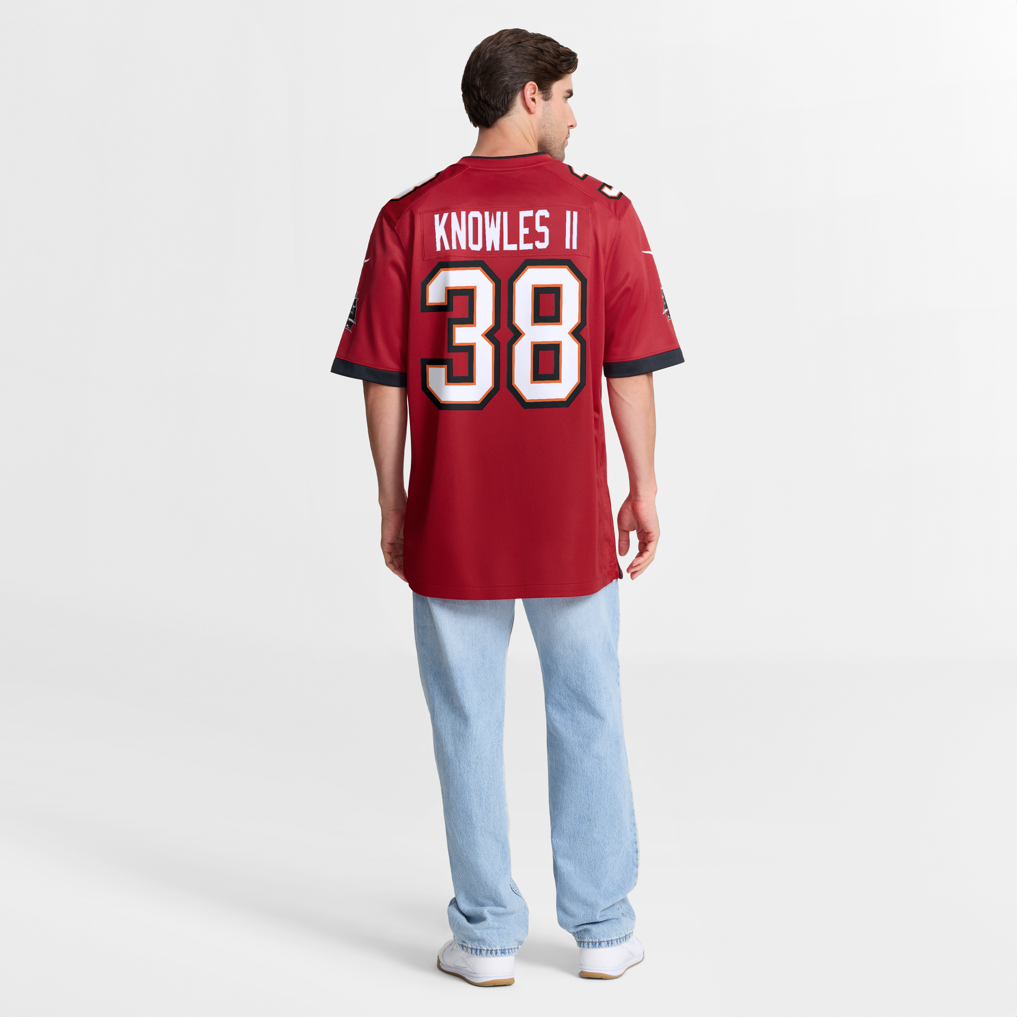 Men's Nike Kevin Knowles II Red Tampa Bay Buccaneers Team Game Jersey