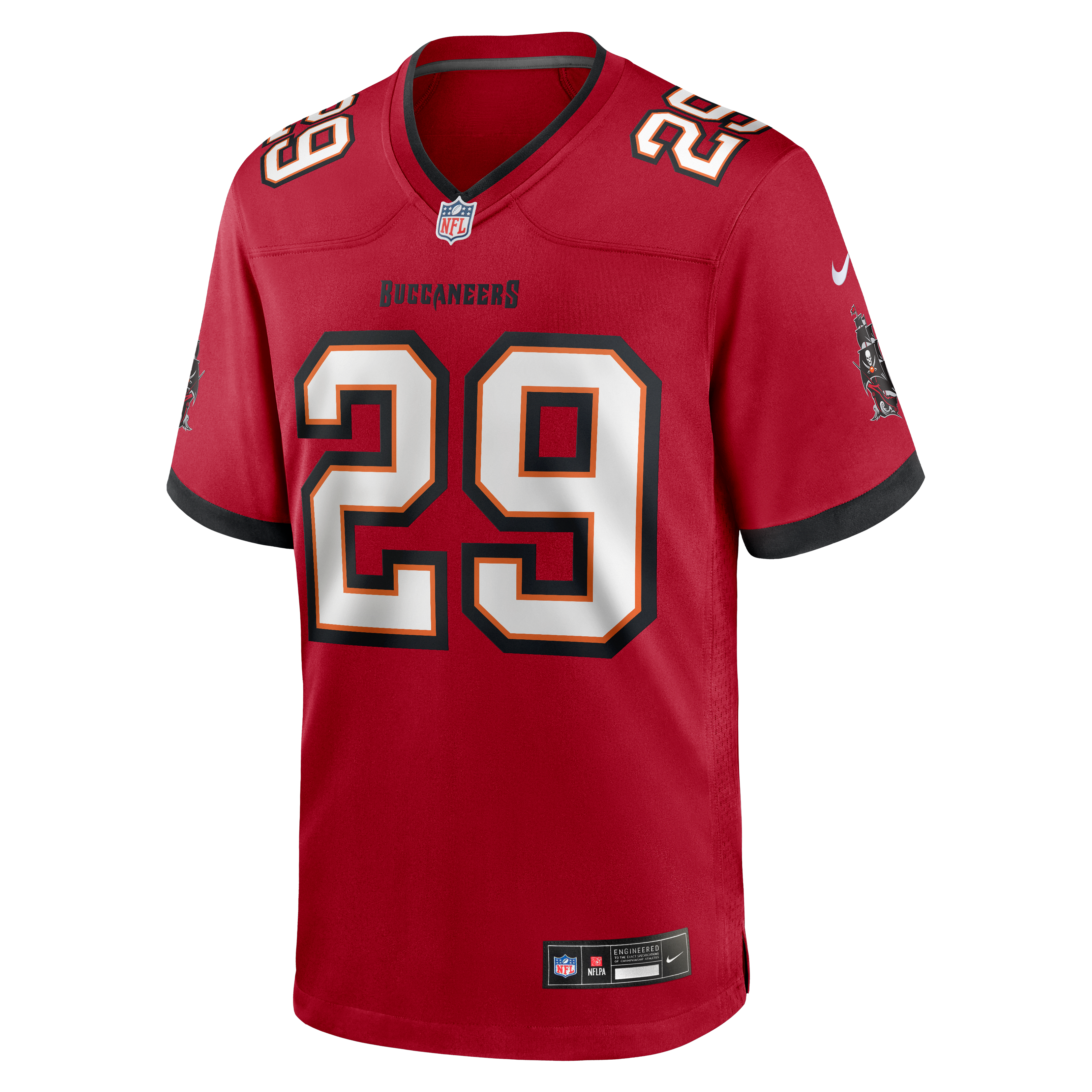 Men's Nike Miles Killebrew Red Tampa Bay Buccaneers Team Game Jersey