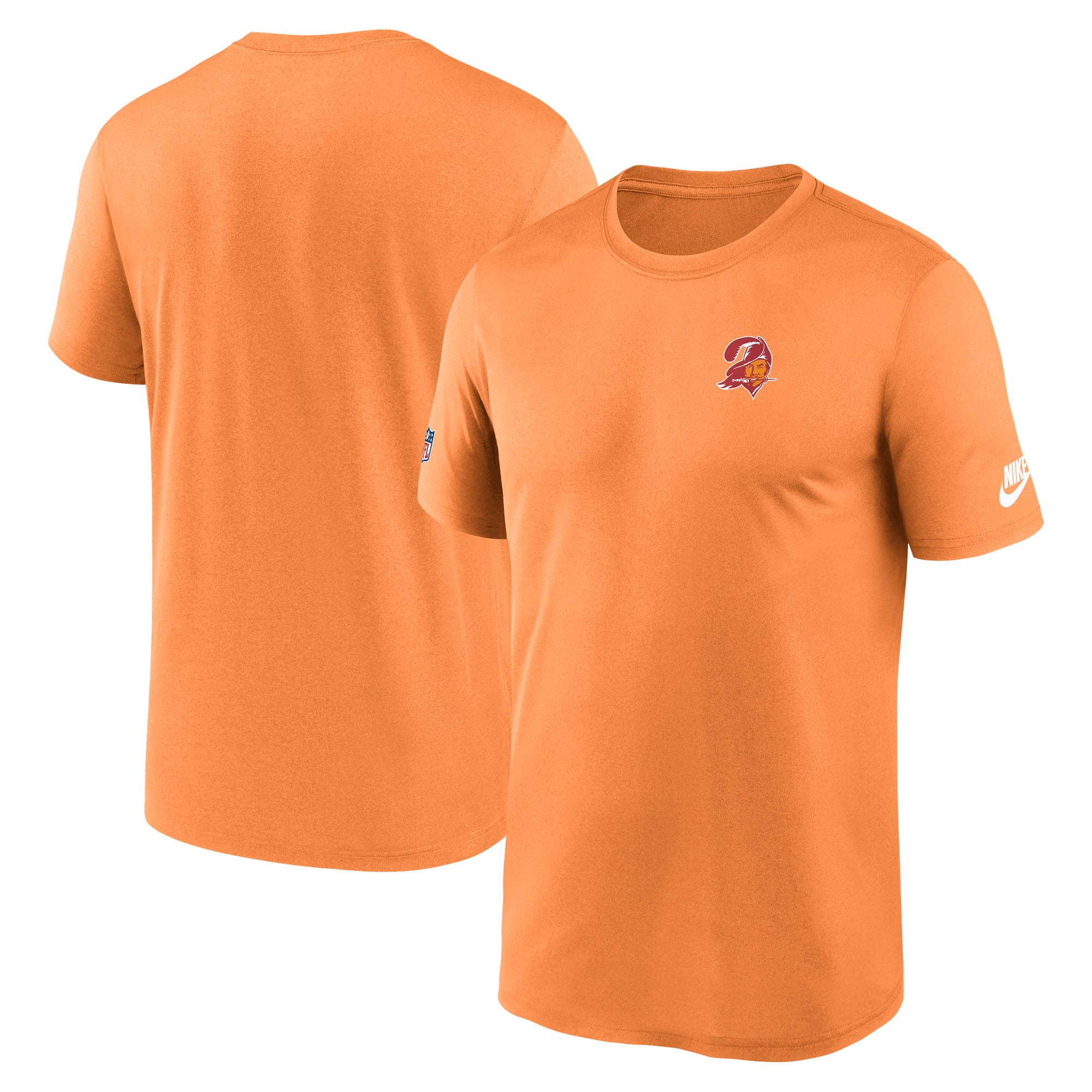 T-shirt Nike Dri-FIT pour homme, orange, Tampa Bay Buccaneers, Alt Legend, petit logo