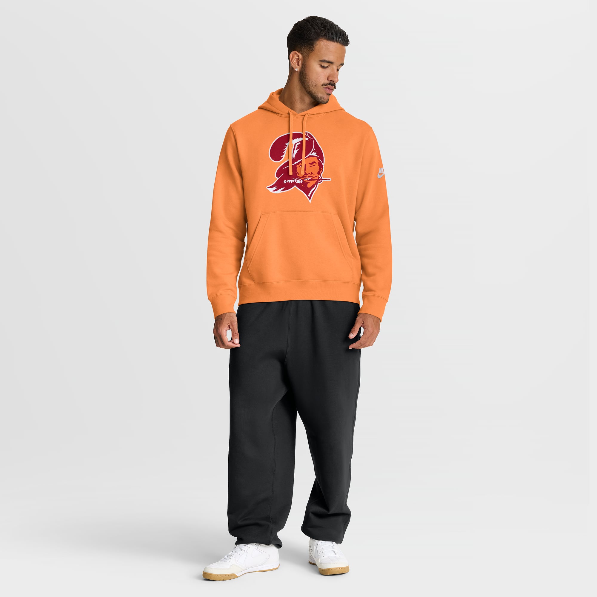 Men's Nike Orange Tampa Bay Buccaneers Club Fleece Pullover Hoodie