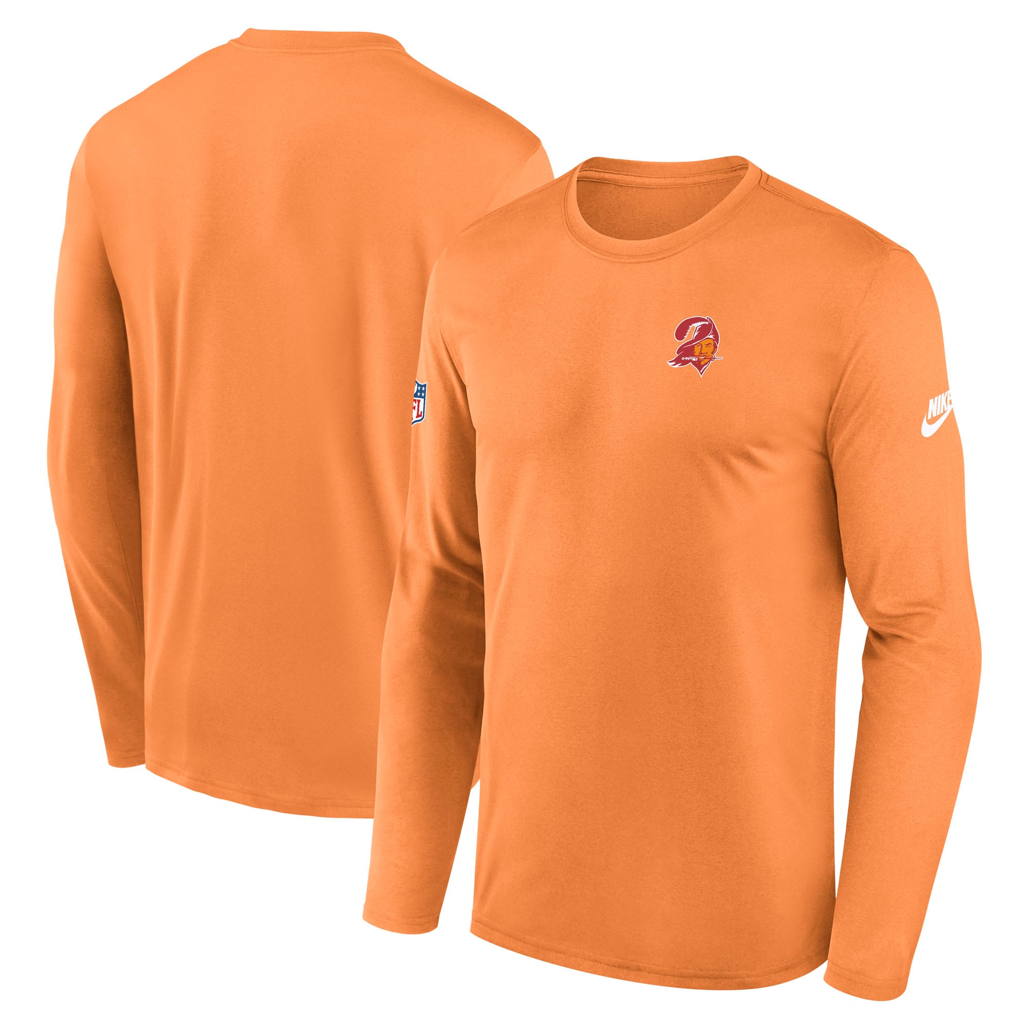 Men's Nike Orange Tampa Bay Buccaneers Legend Small Logo Dri-FIT Long Sleeve T-Shirt