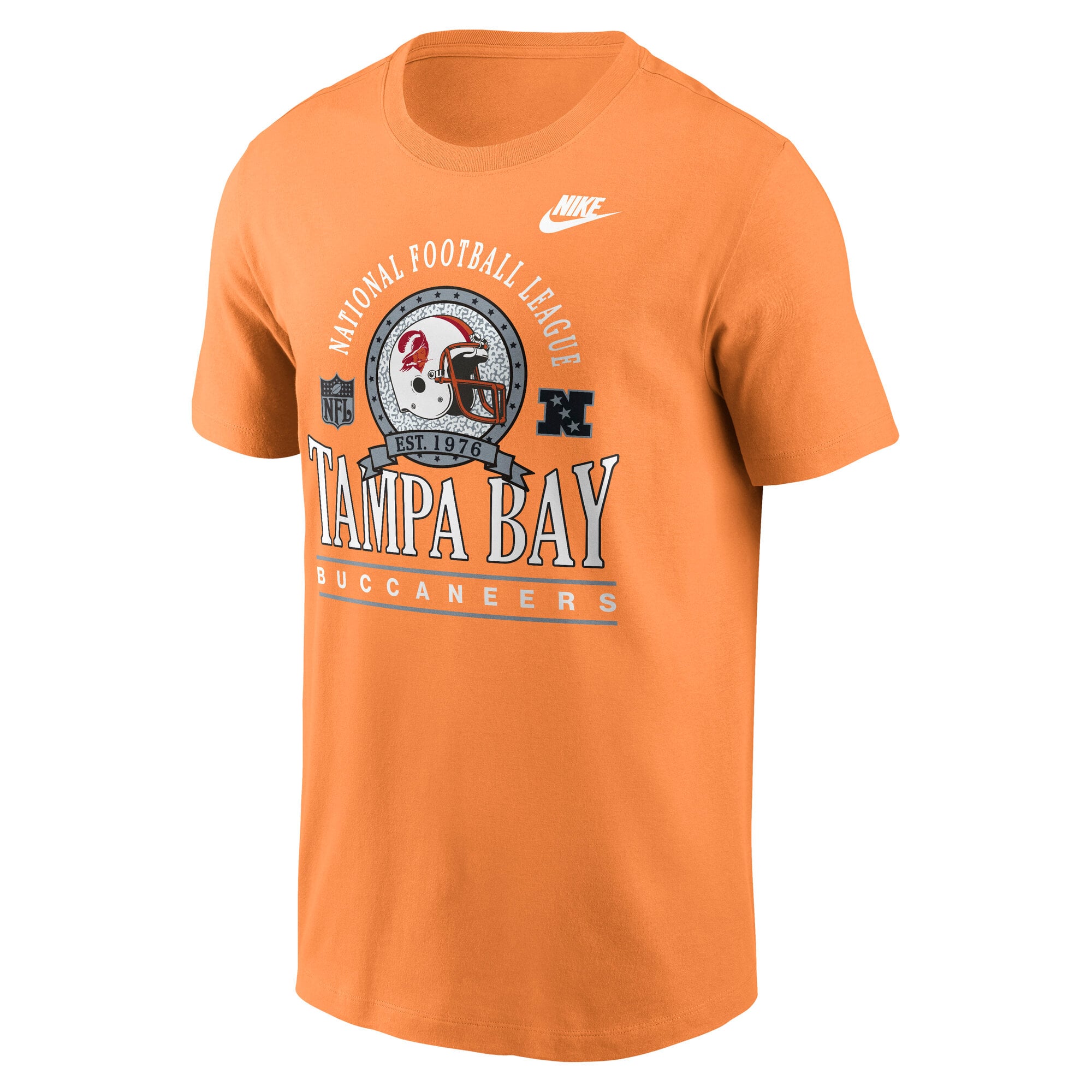 Men's Nike Orange Tampa Bay Buccaneers Rewind Team Spirit Essential Cotton T-Shirt