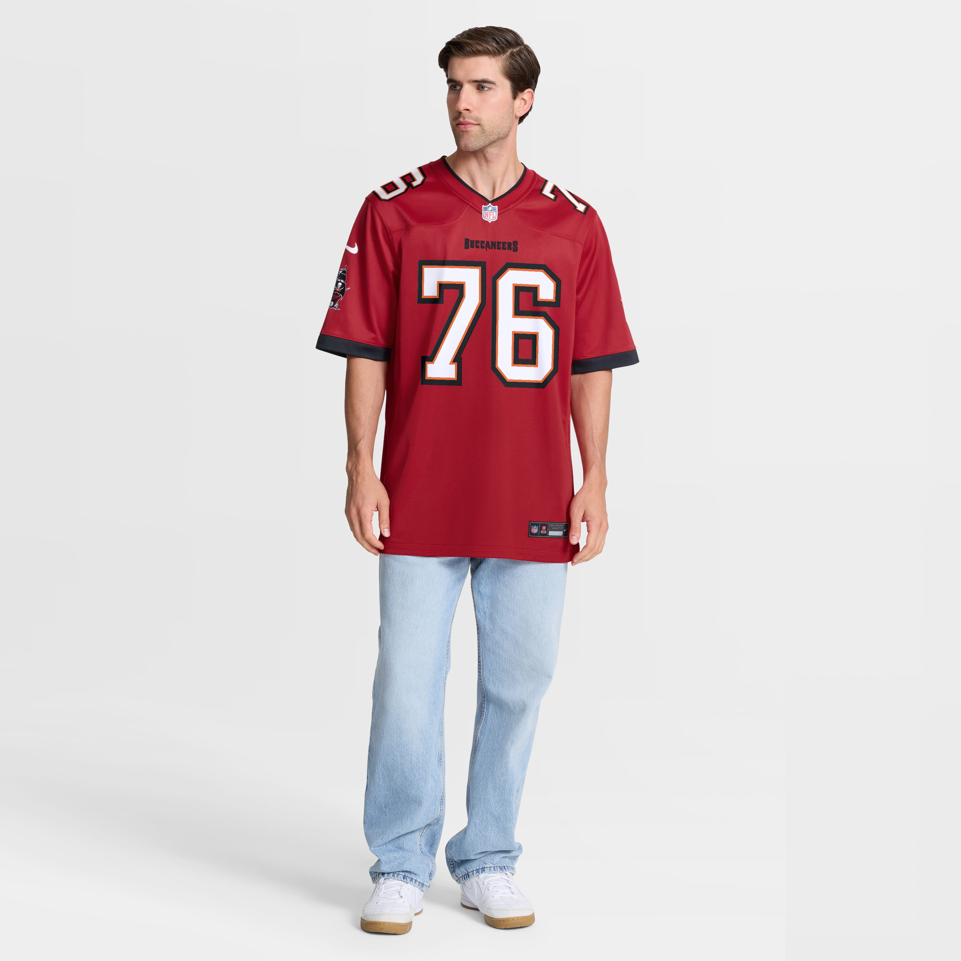 Men's Nike Paul Rubelt Red Tampa Bay Buccaneers Team Game Jersey