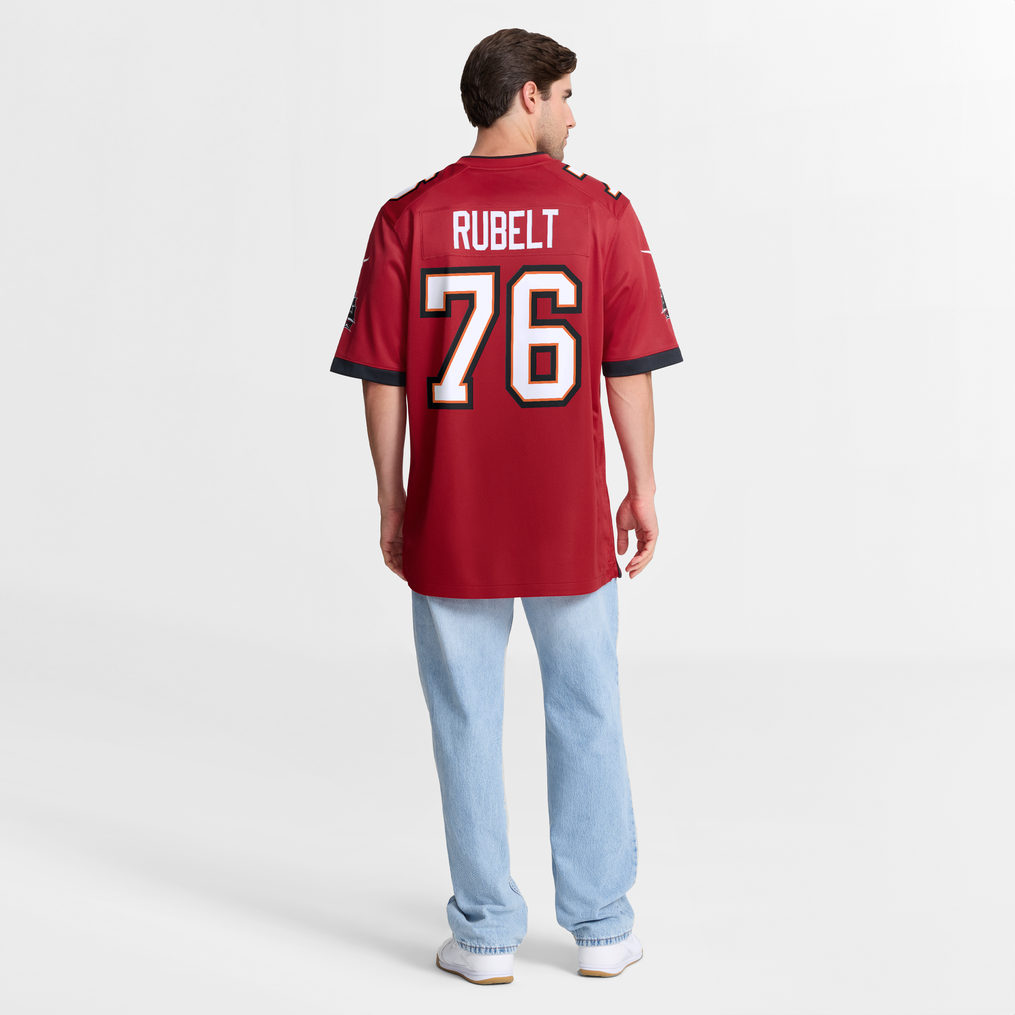 Men's Nike Paul Rubelt Red Tampa Bay Buccaneers Team Game Jersey