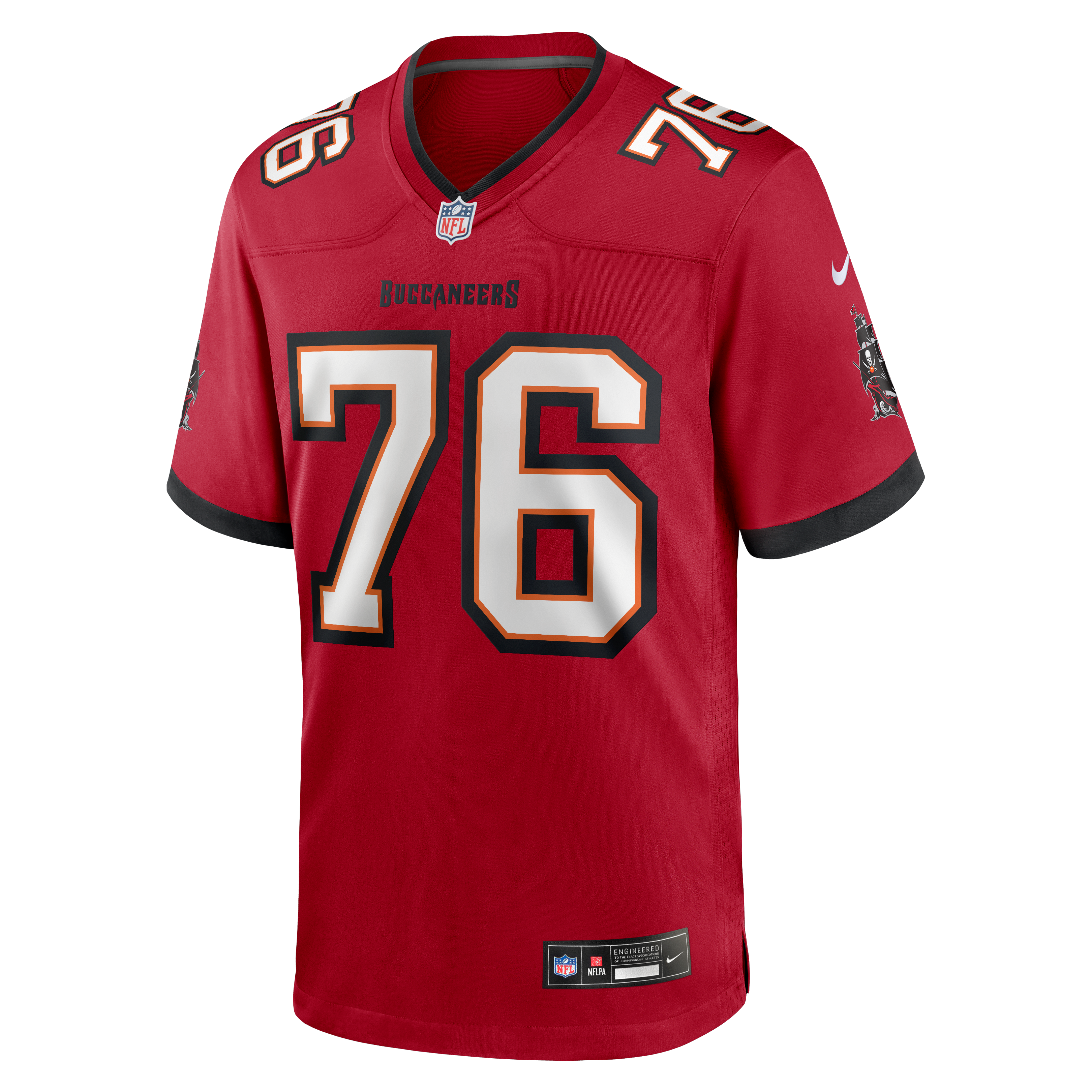 Men's Nike Paul Rubelt Red Tampa Bay Buccaneers Team Game Jersey