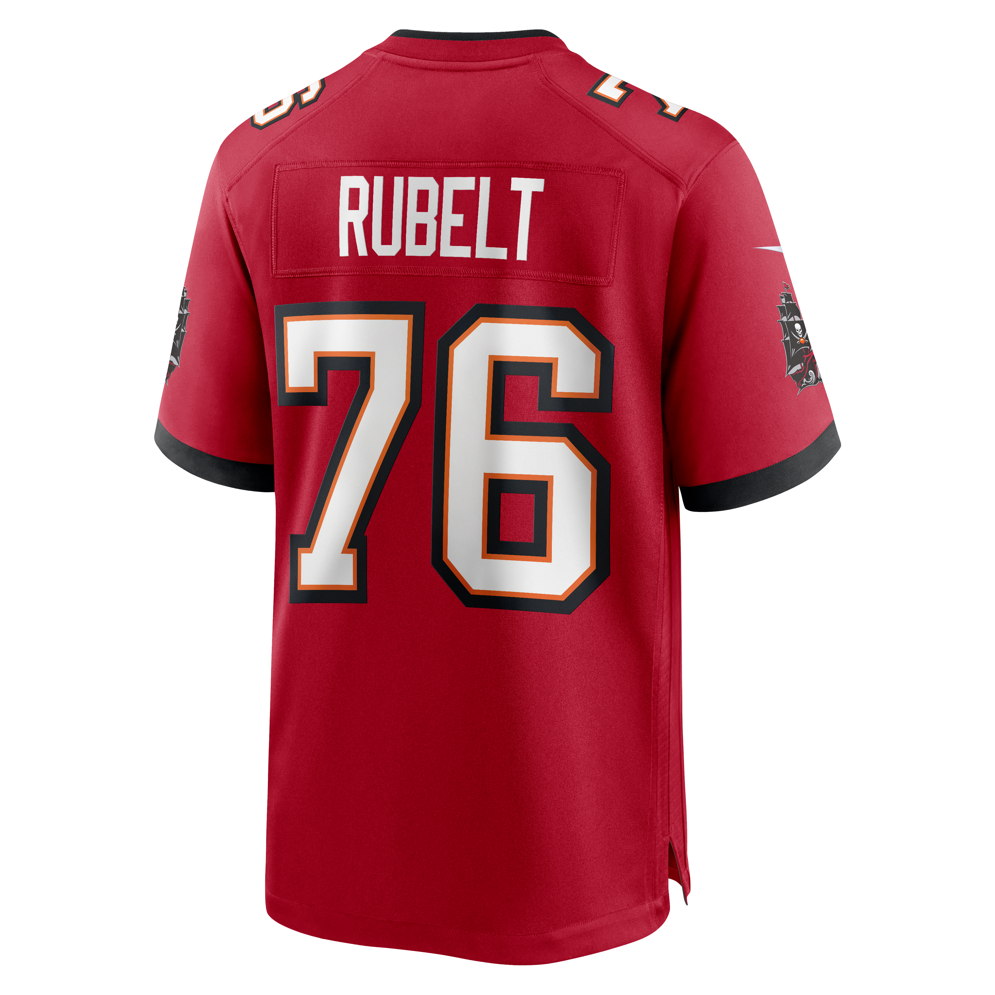 Men's Nike Paul Rubelt Red Tampa Bay Buccaneers Team Game Jersey