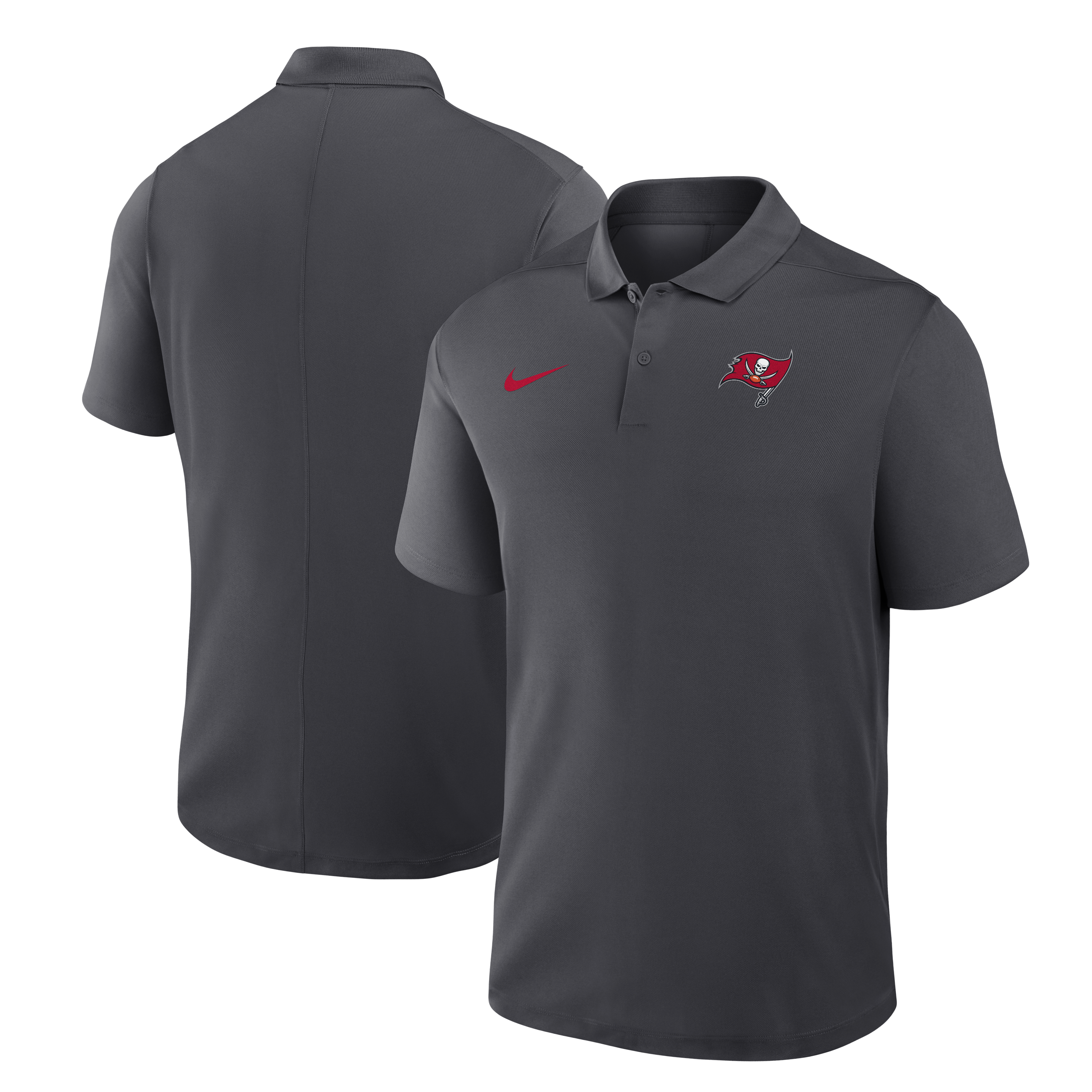 Polo Nike Dri-FIT Victory couleur étain des Buccaneers de Tampa Bay pour homme