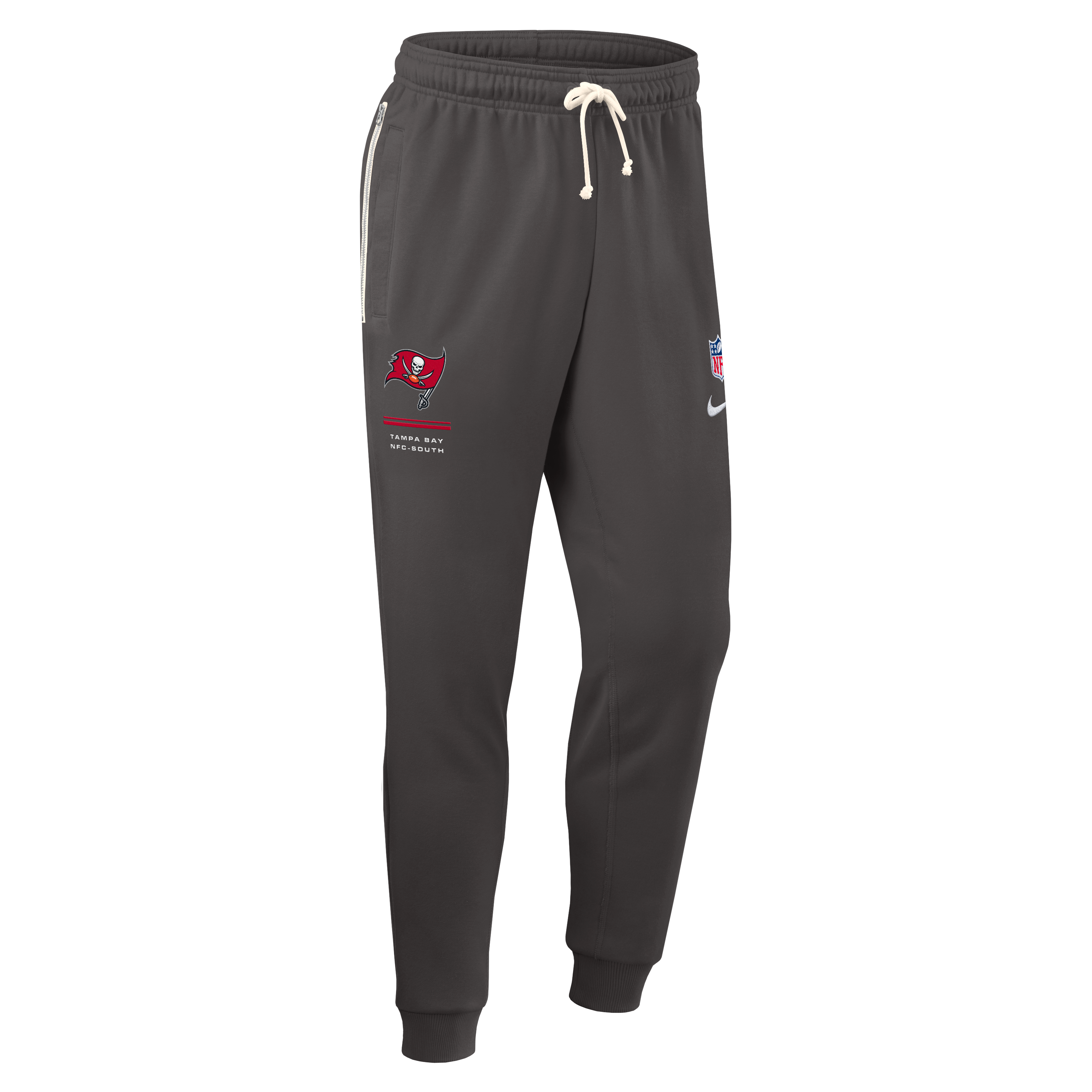 Men's Nike Pewter Tampa Bay Buccaneers Sideline Standard Issue Touchback Kick Dri-FIT Taper Pants