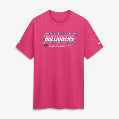 Tampa Bay Buccaneers Nike 2026 NFL Crucial Catch Tri-Blend Dri-FIT T-Shirt - Pink