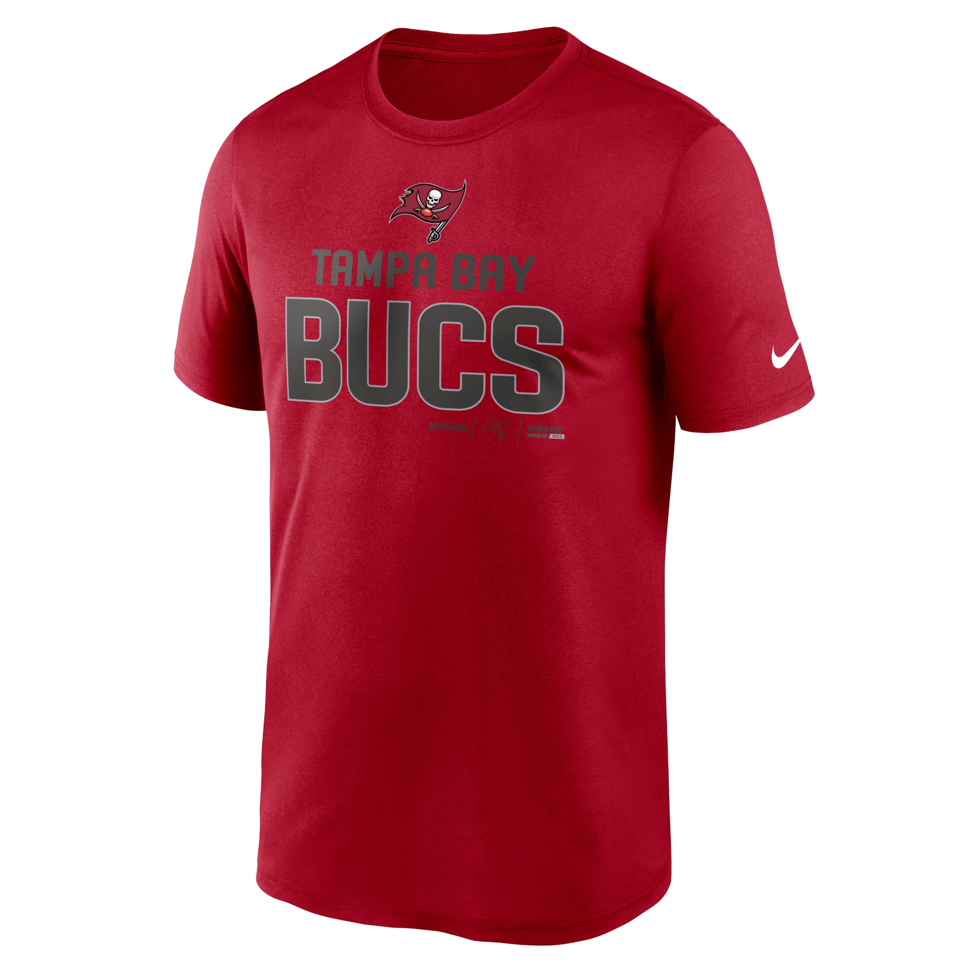T-shirt de performance Nike rouge Tampa Bay Buccaneers Legend Community pour homme