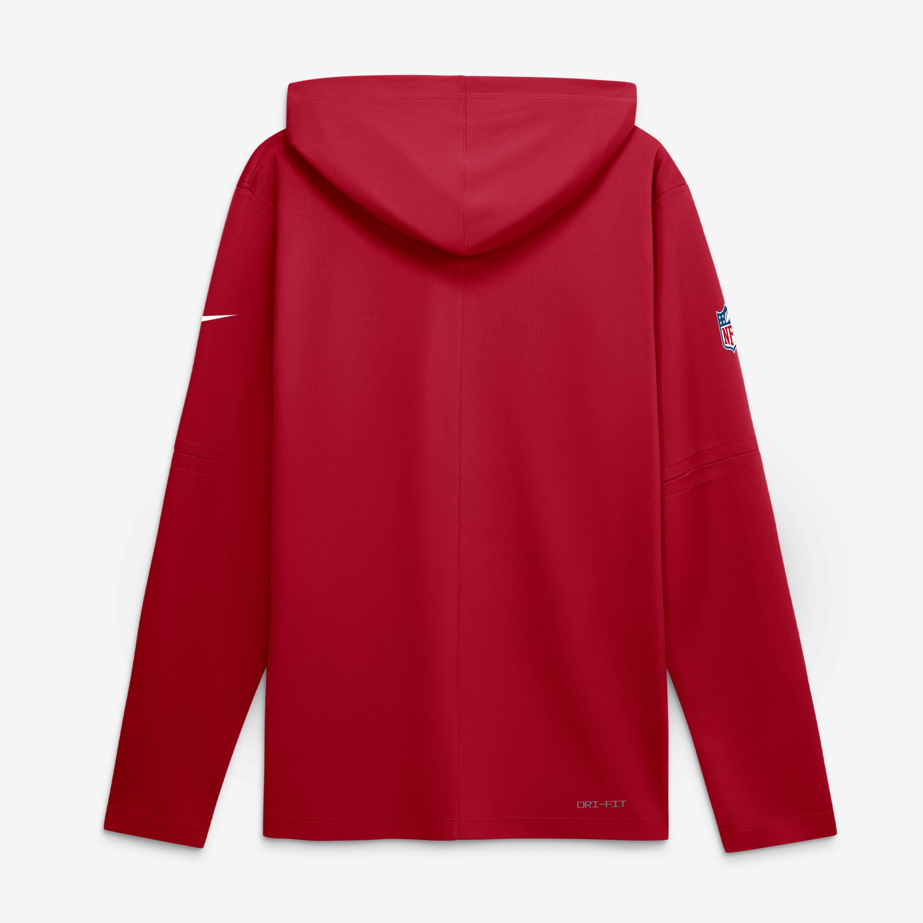 Men's Nike Red Tampa Bay Buccaneers Sideline Game On Lightweight Long Sleeve Hooded Dri-FIT Top