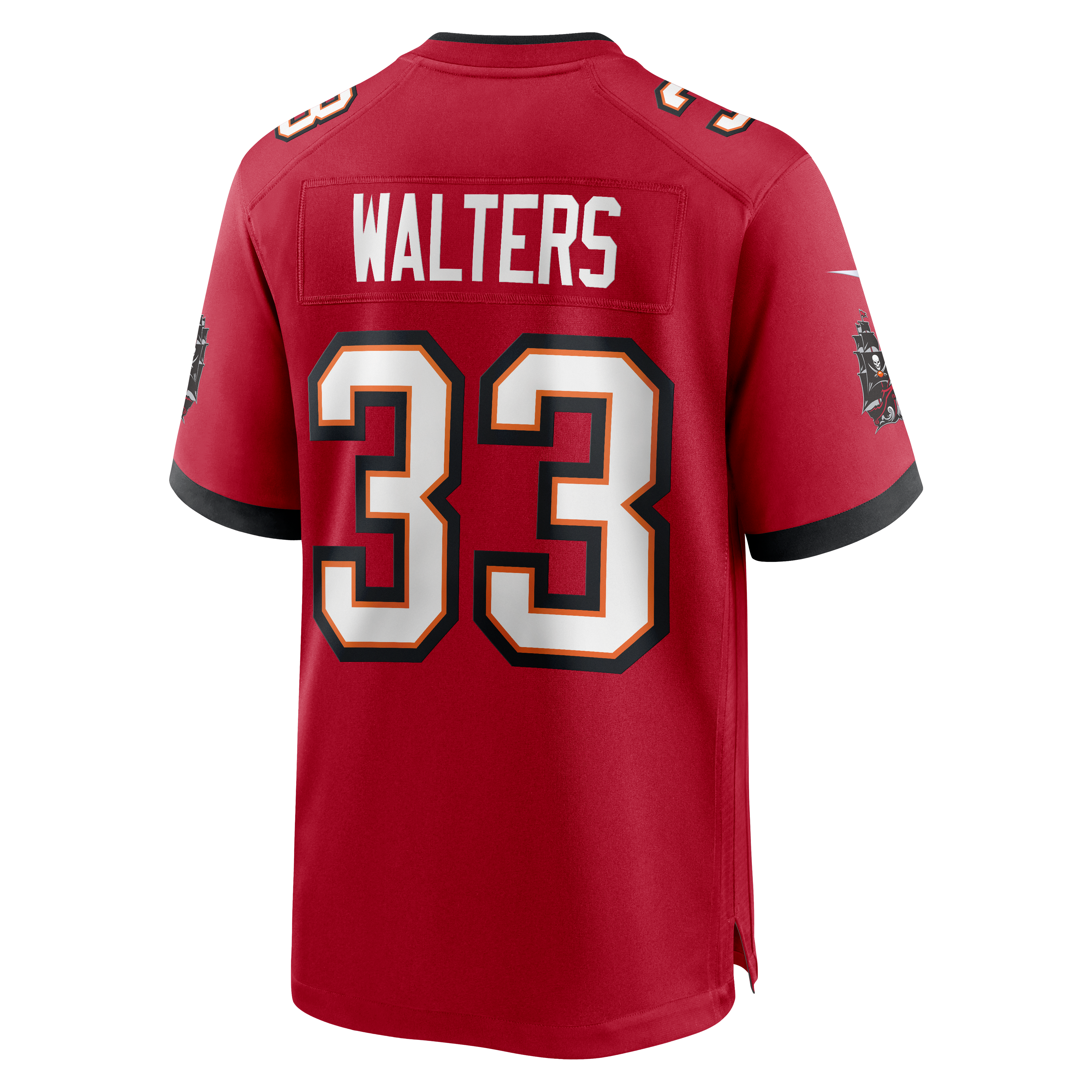 Men's Nike Silas Walters Red Tampa Bay Buccaneers Team Game Jersey