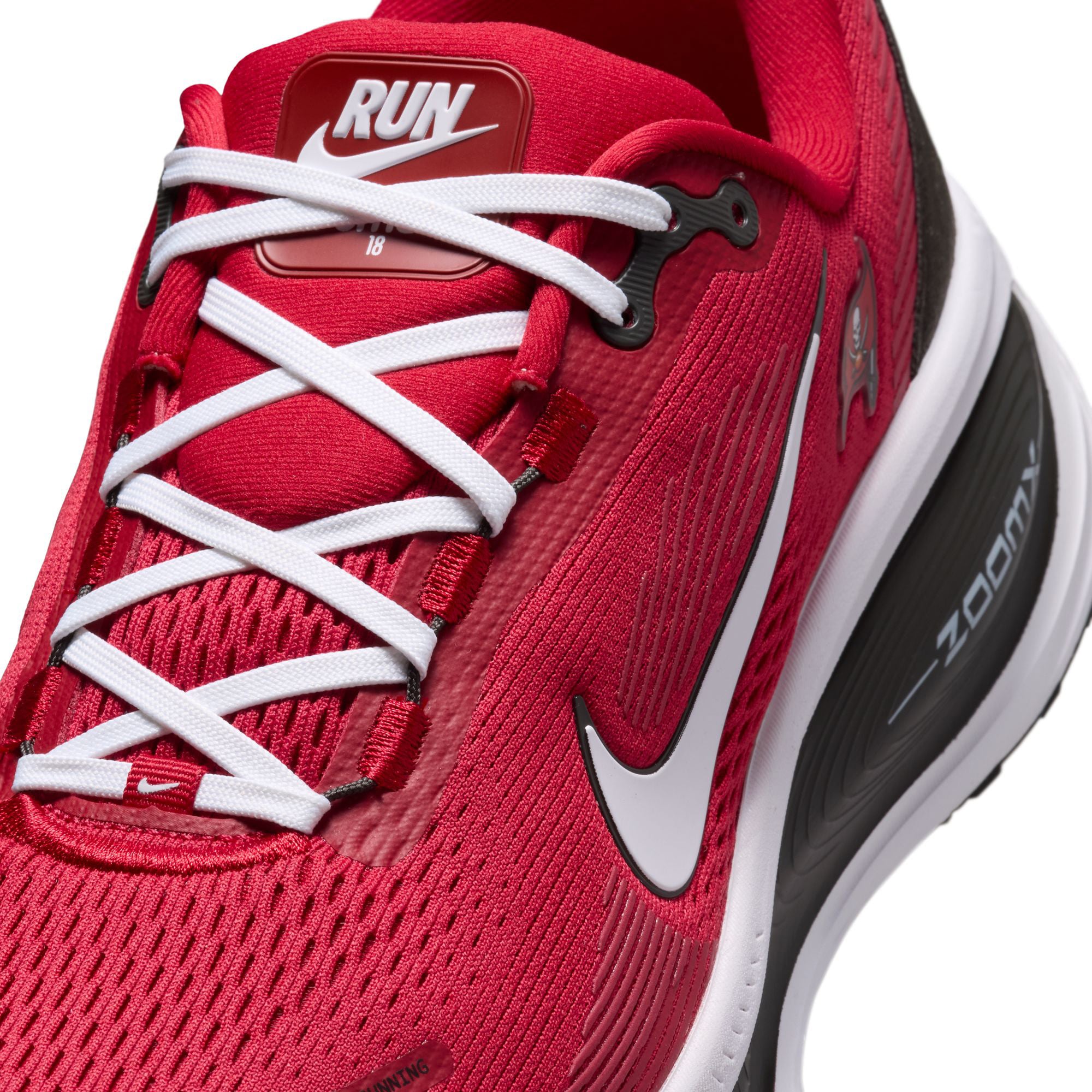 Men's Nike Tampa Bay Buccaneers Vomero 18 Running Shoes