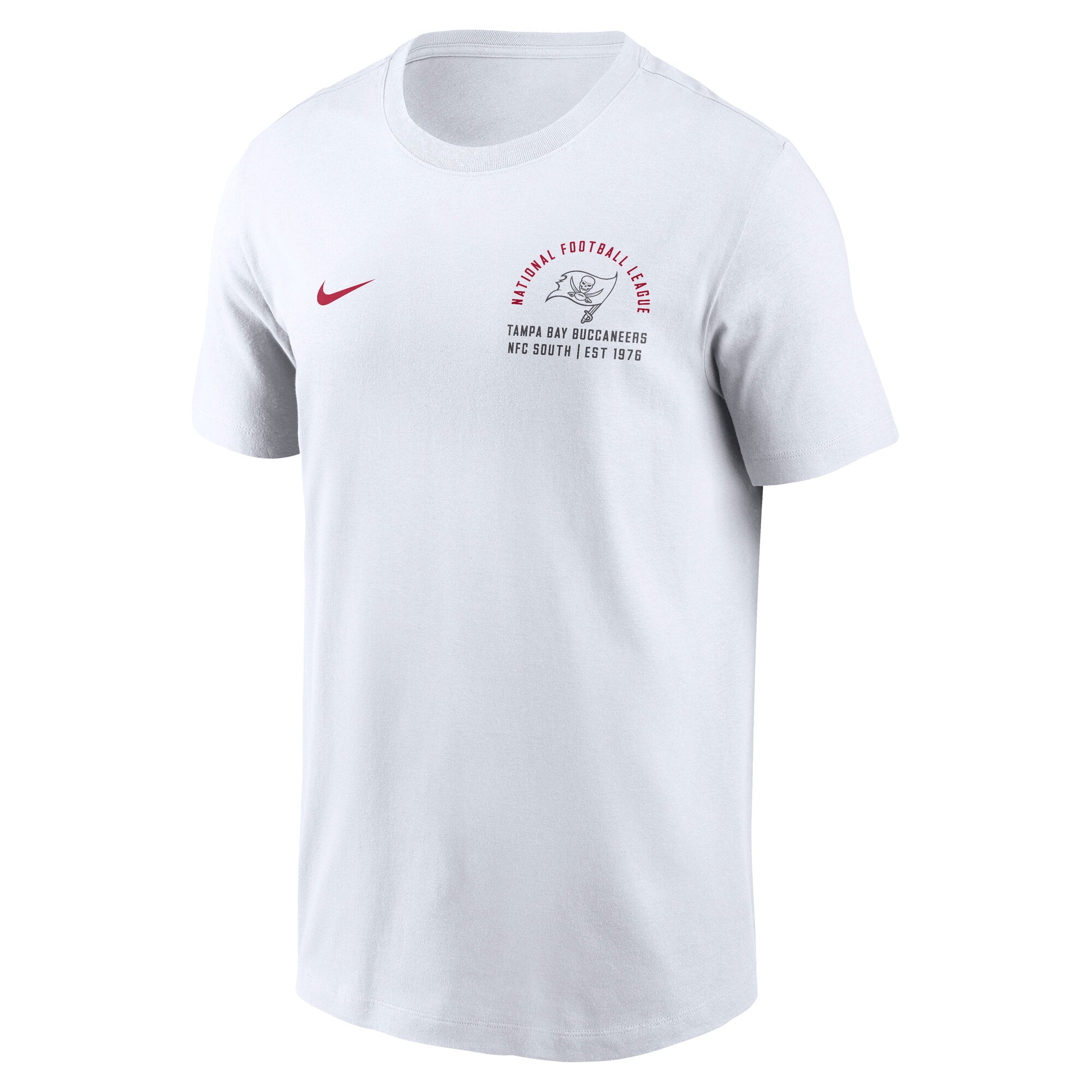 Men's Nike White Tampa Bay Buccaneers Split Logo T-Shirt