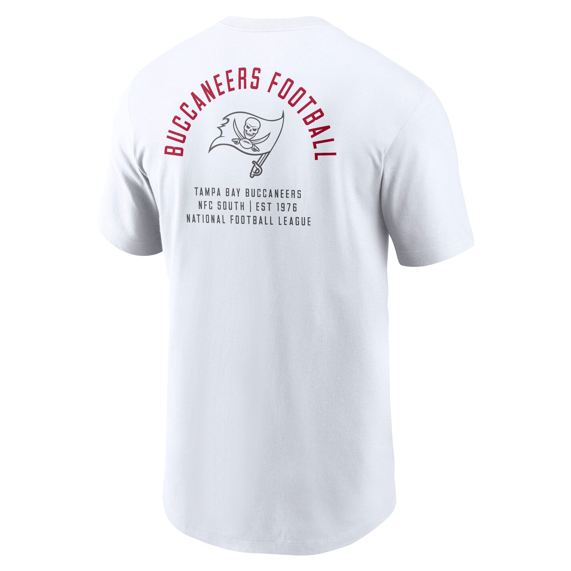 Men's Nike White Tampa Bay Buccaneers Split Logo T-Shirt