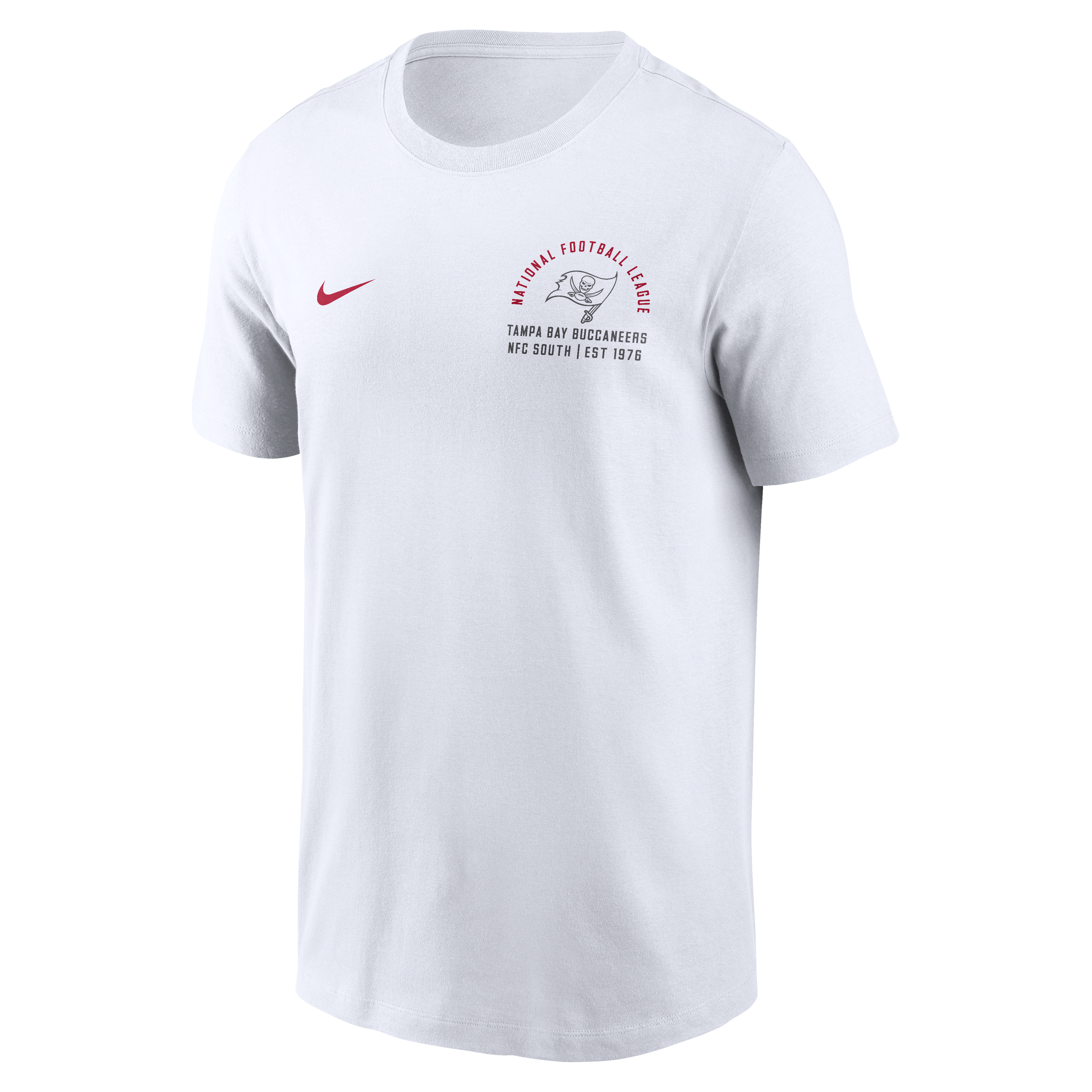 Men's Nike White Tampa Bay Buccaneers Split Logo T-Shirt