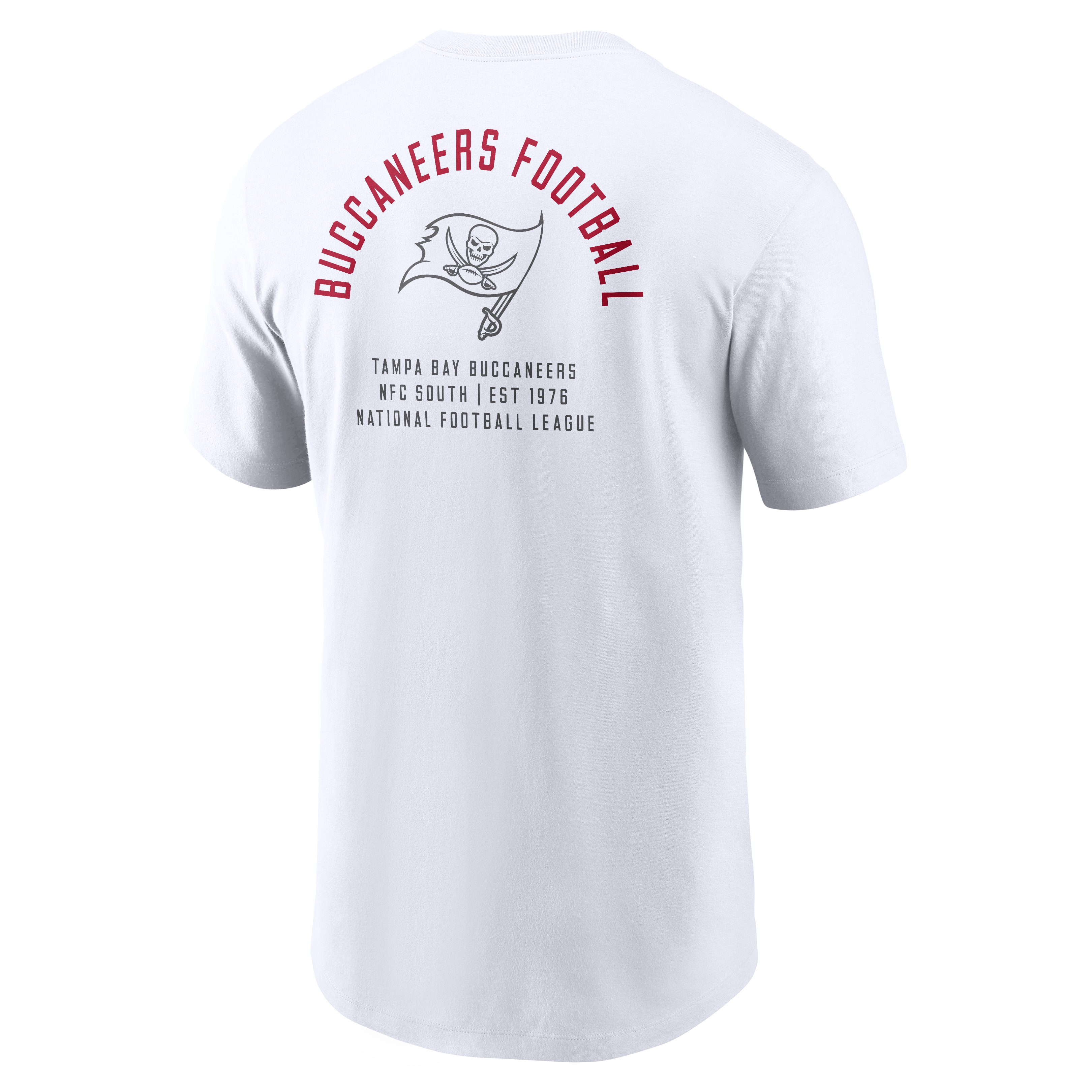 Men's Nike White Tampa Bay Buccaneers Split Logo T-Shirt