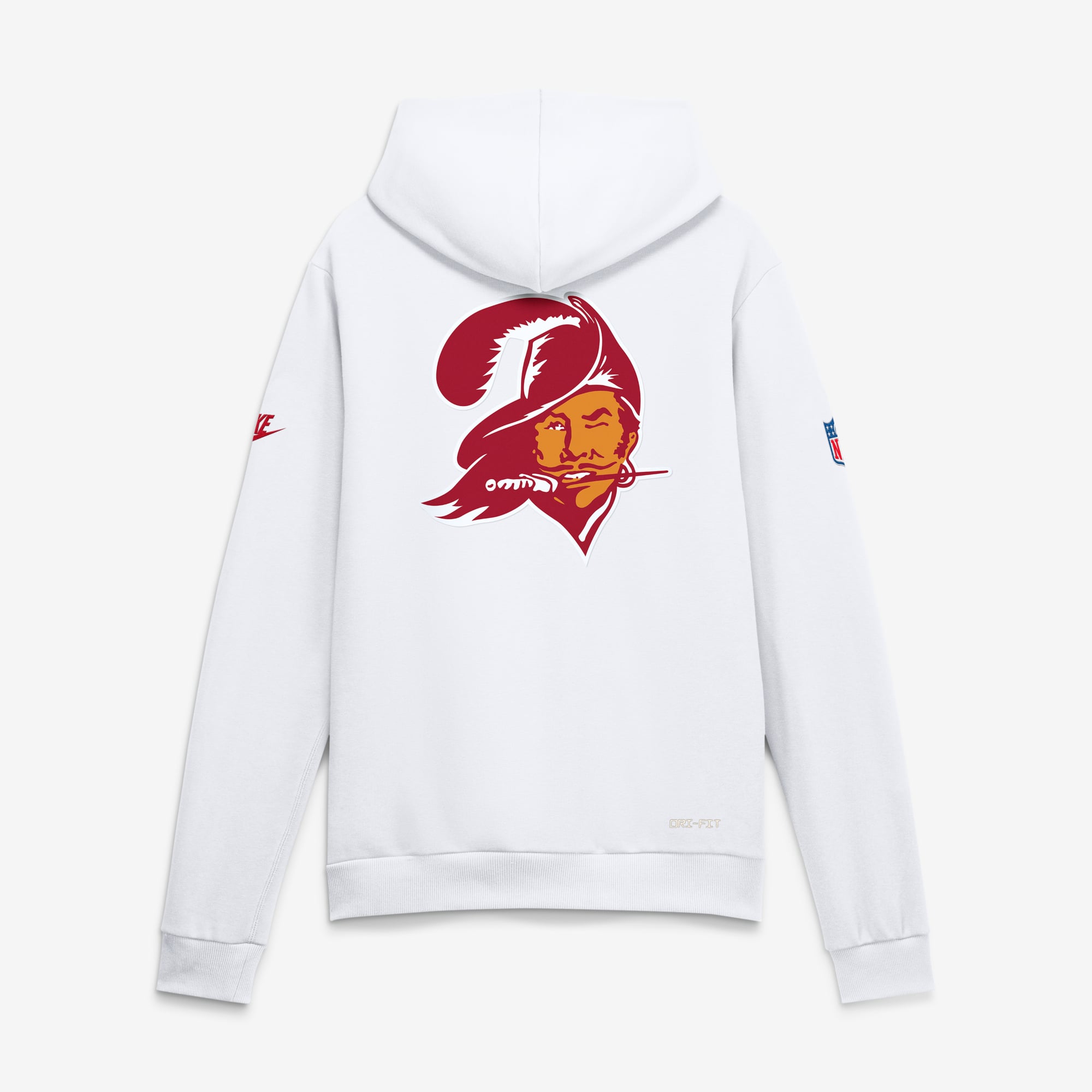 Men's Nike White Tampa Bay Buccaneers Standard Issue Replay Officials Alternate Dri-FIT Hoodie