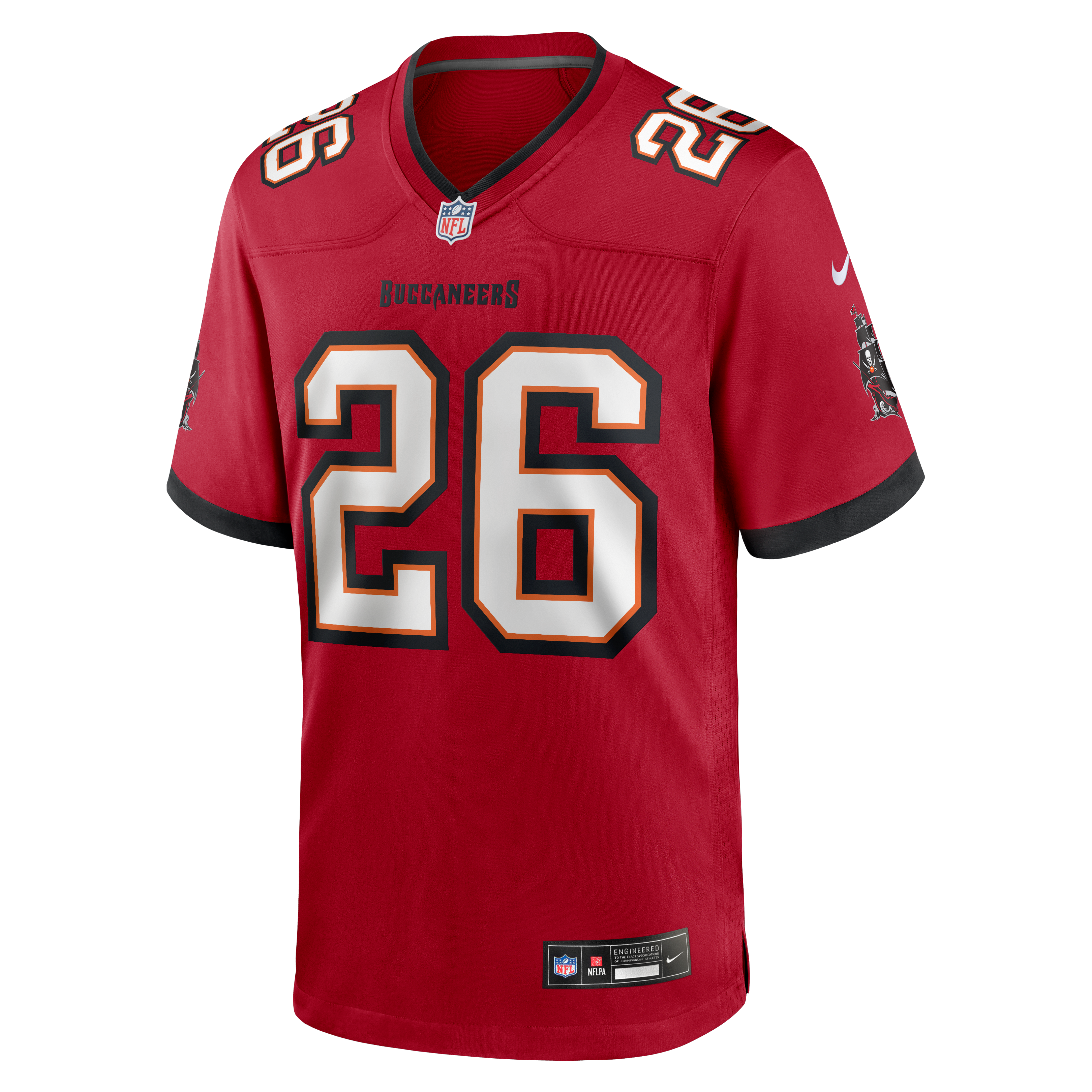 Men's Nike Xavier Williams Red Tampa Bay Buccaneers Team Game Jersey