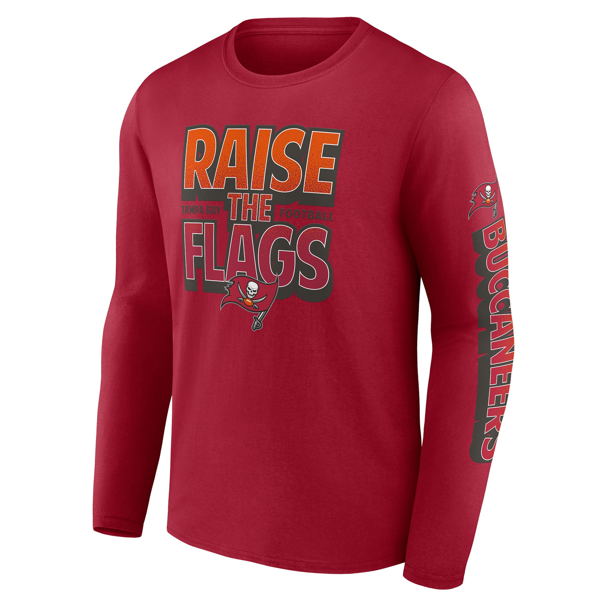 T-shirt à manches longues Sweep de la collection Tampa Bay Buccaneers Hometown pour homme, rouge