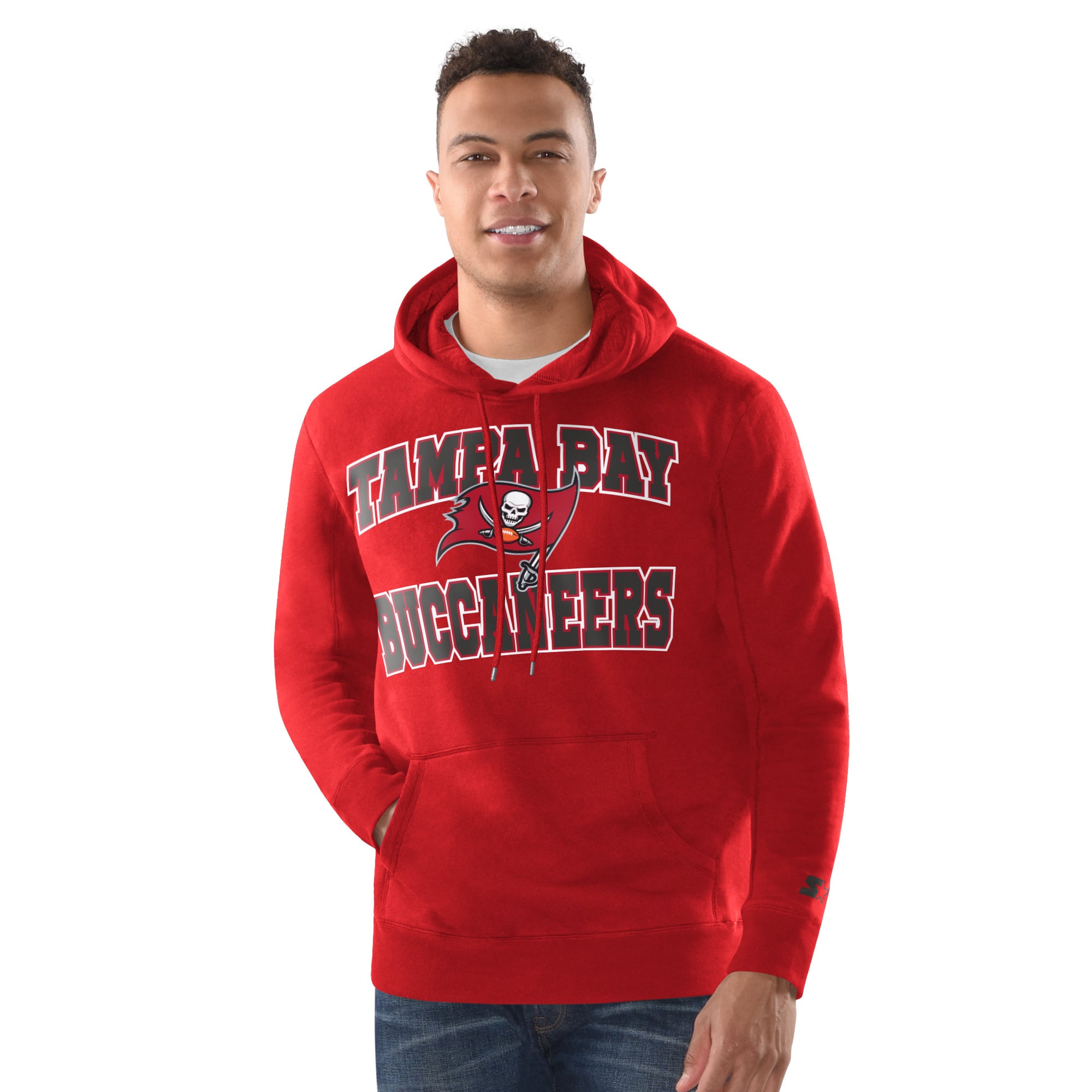 Ensemble sweat à capuche et bonnet revers Starter rouge Tampa Bay Buccaneers pour homme