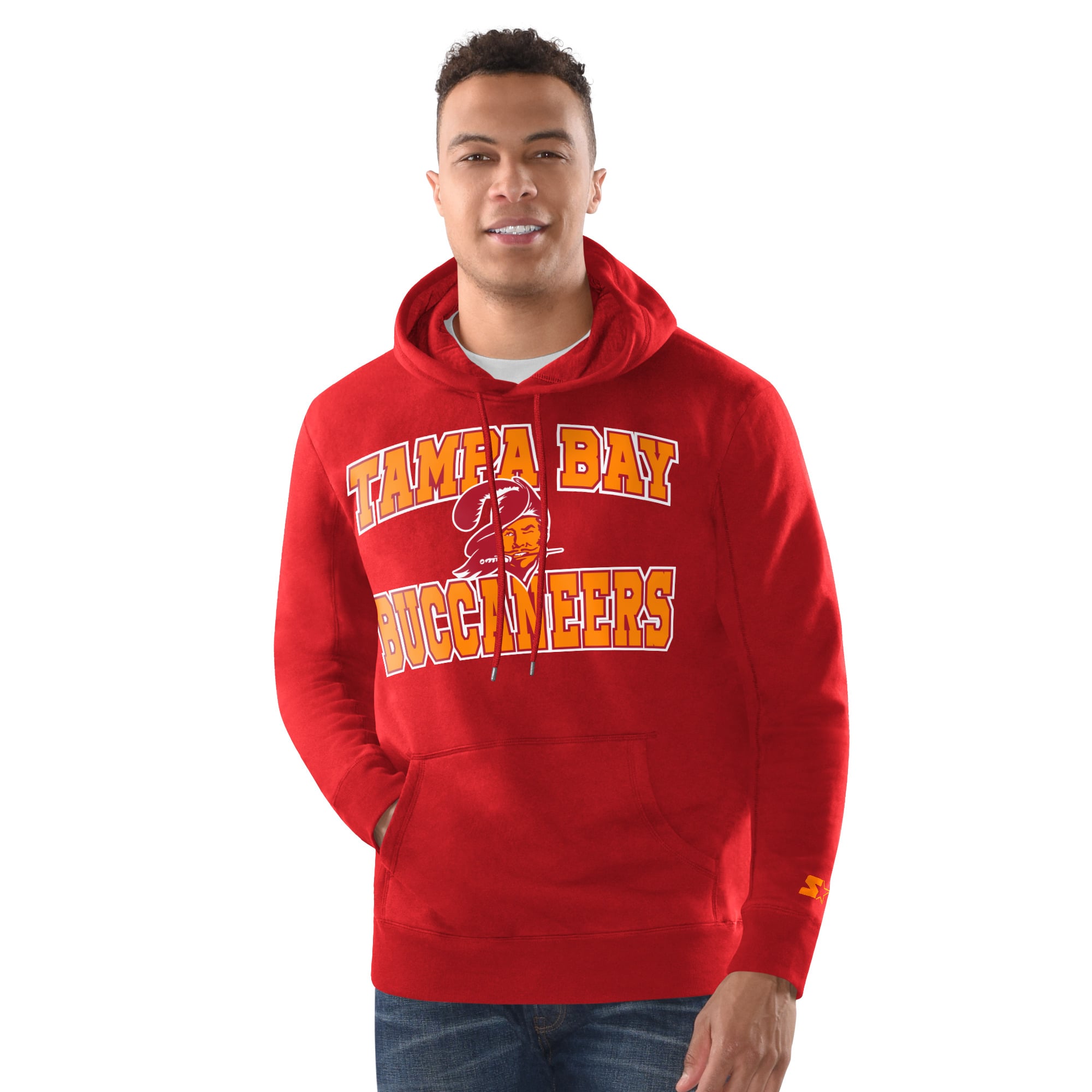 Ensemble sweat à capuche et bonnet revers Starter rouge Tampa Bay Buccaneers pour homme
