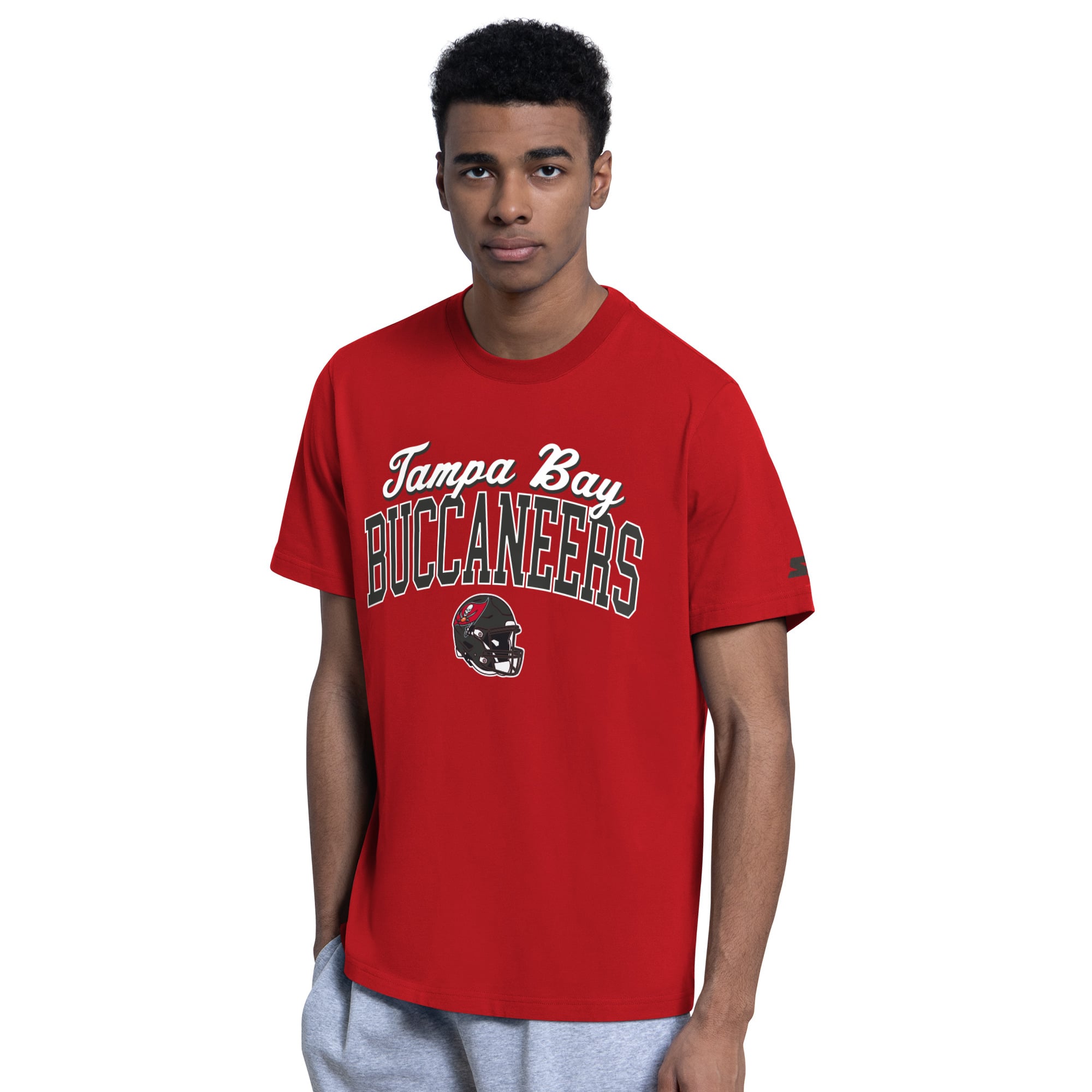 Ensemble t-shirt et sweat à capuche Starter rouge pour homme avec logo des Tampa Bay Buccaneers