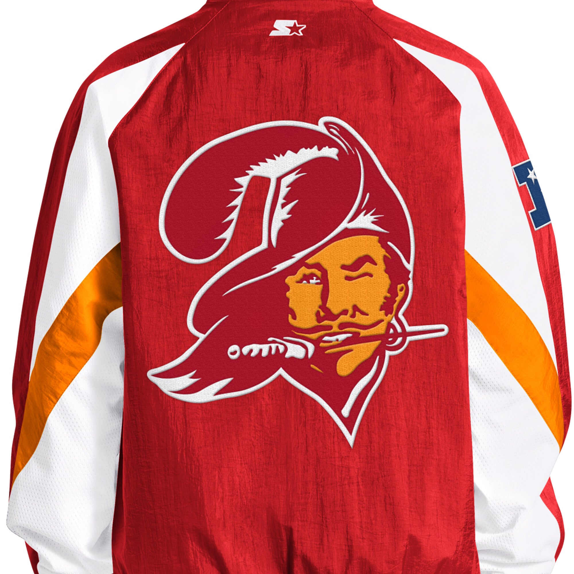 Men's Starter Red Tampa Bay Buccaneers Tip Off Retro Full-Zip Jacket