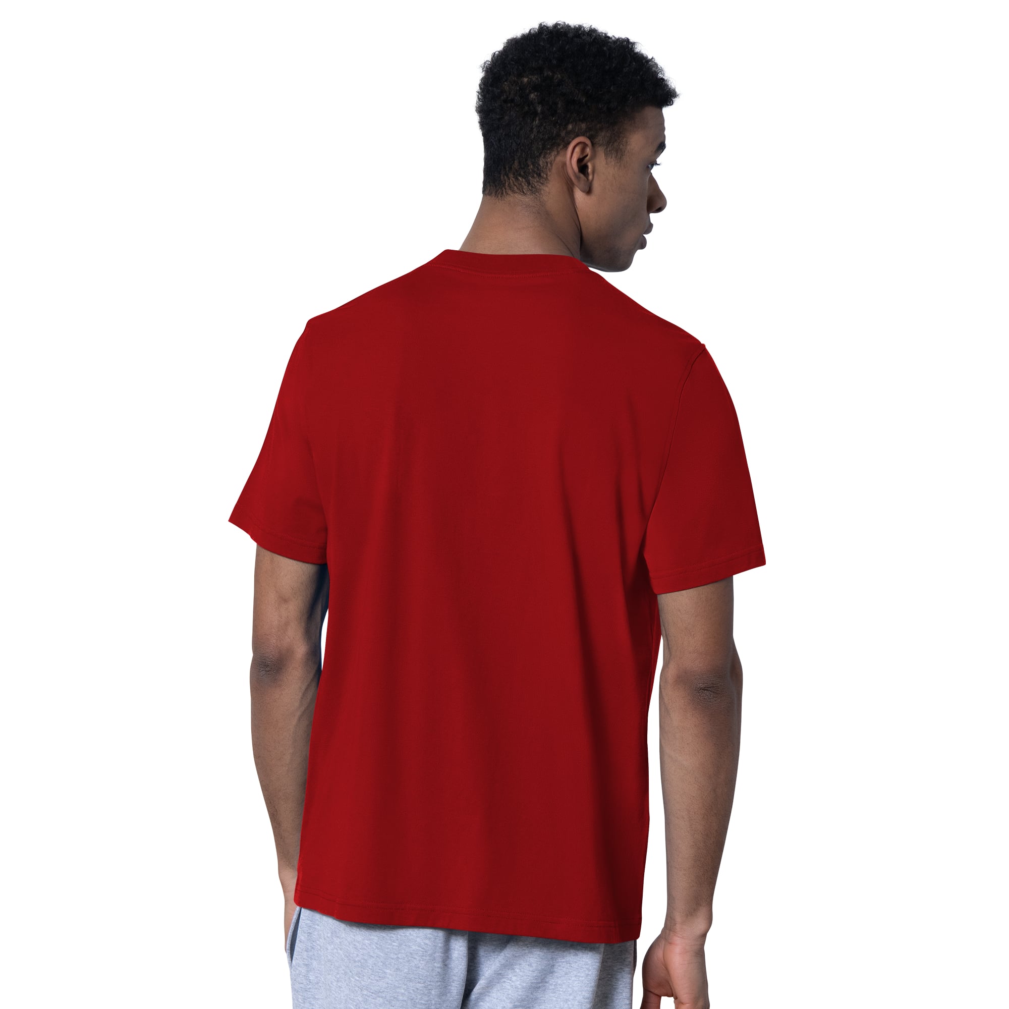 Ensemble de deux t-shirts à logo Starter rouge/gris chiné Tampa Bay Buccaneers pour homme